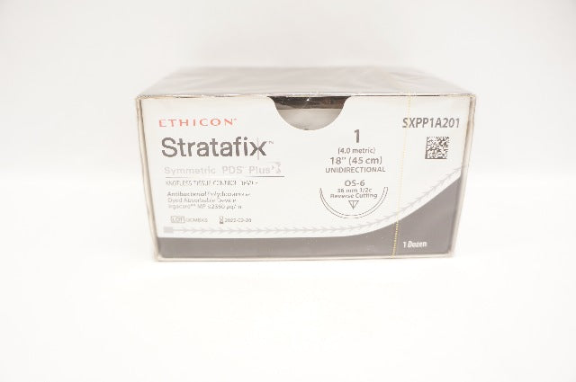 Ethicon SXPP1A201 1 Stratafix OS-6 36mm 1/2c Reverse Cutting 18inch-Box of 12(x)