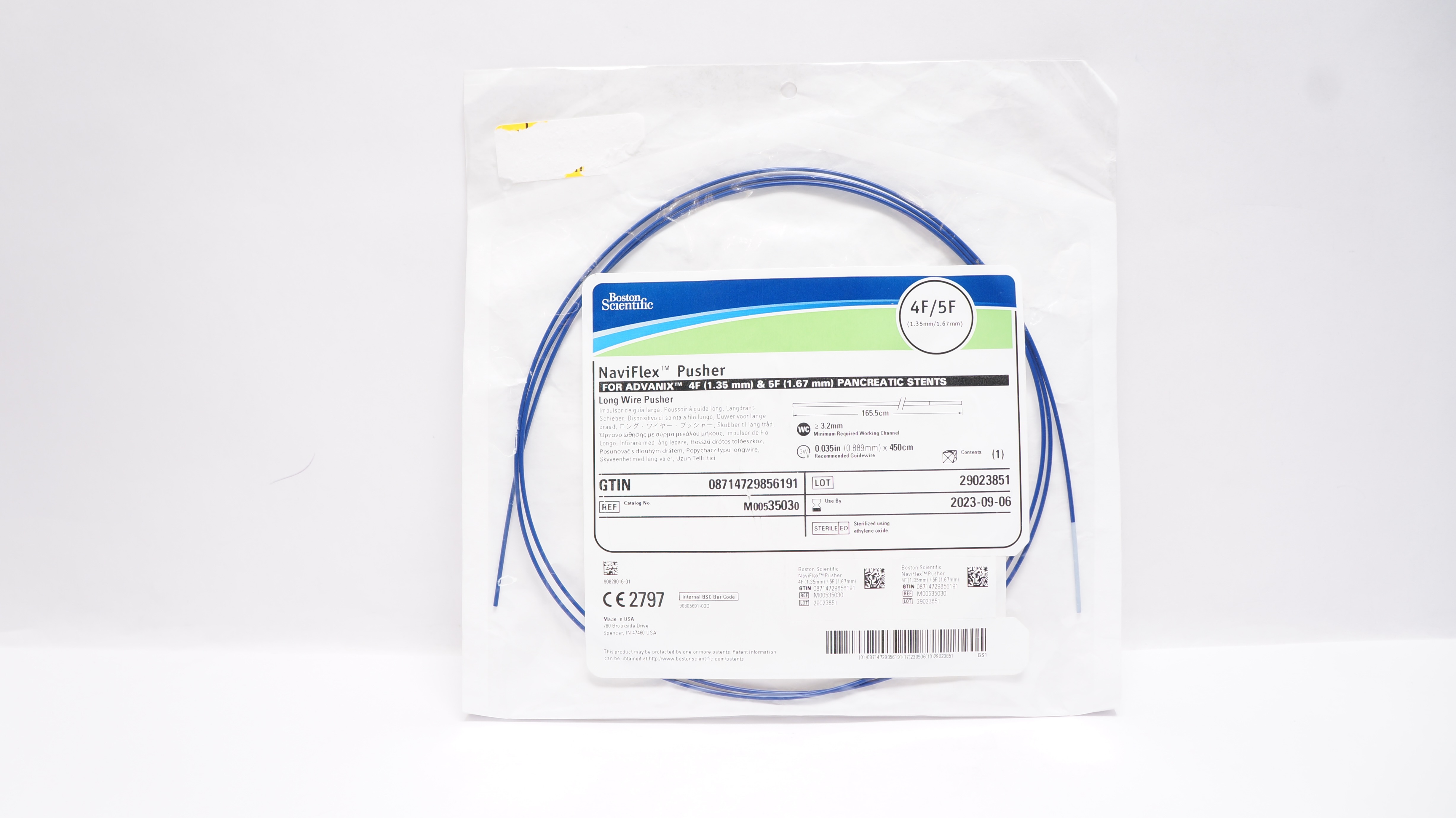 Boston Scientific M00535030 NaviFlex Long Wire Pusher 4F/5F (x)