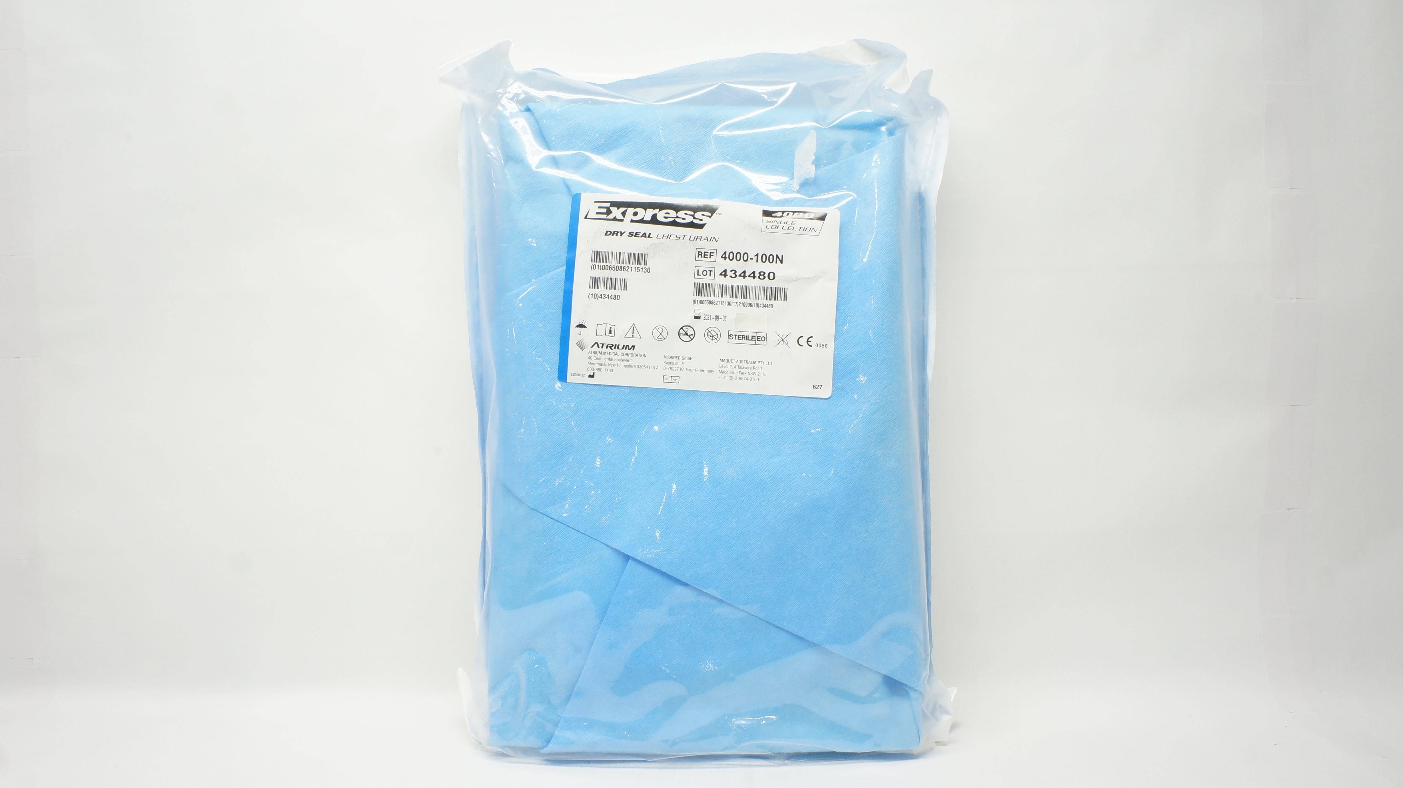 Atrium 4000-100N Express 4000 Single Collection Dry Seal Chest Drain
