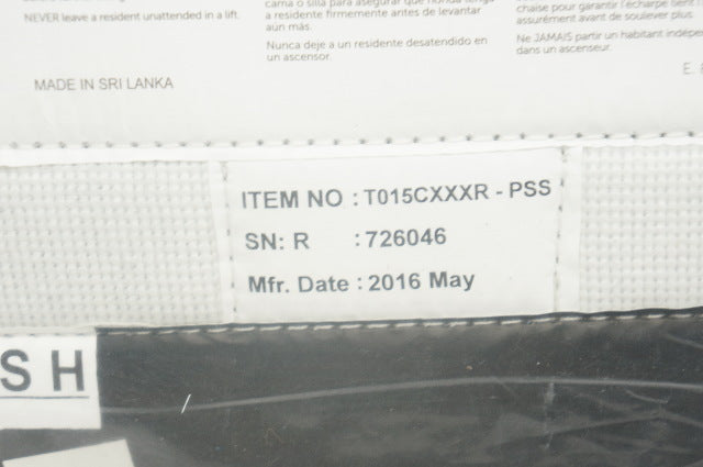 Tollos T015CXXXR-PSS Disposable  Combi Sling, XX-Large 1000 lbs, Orange