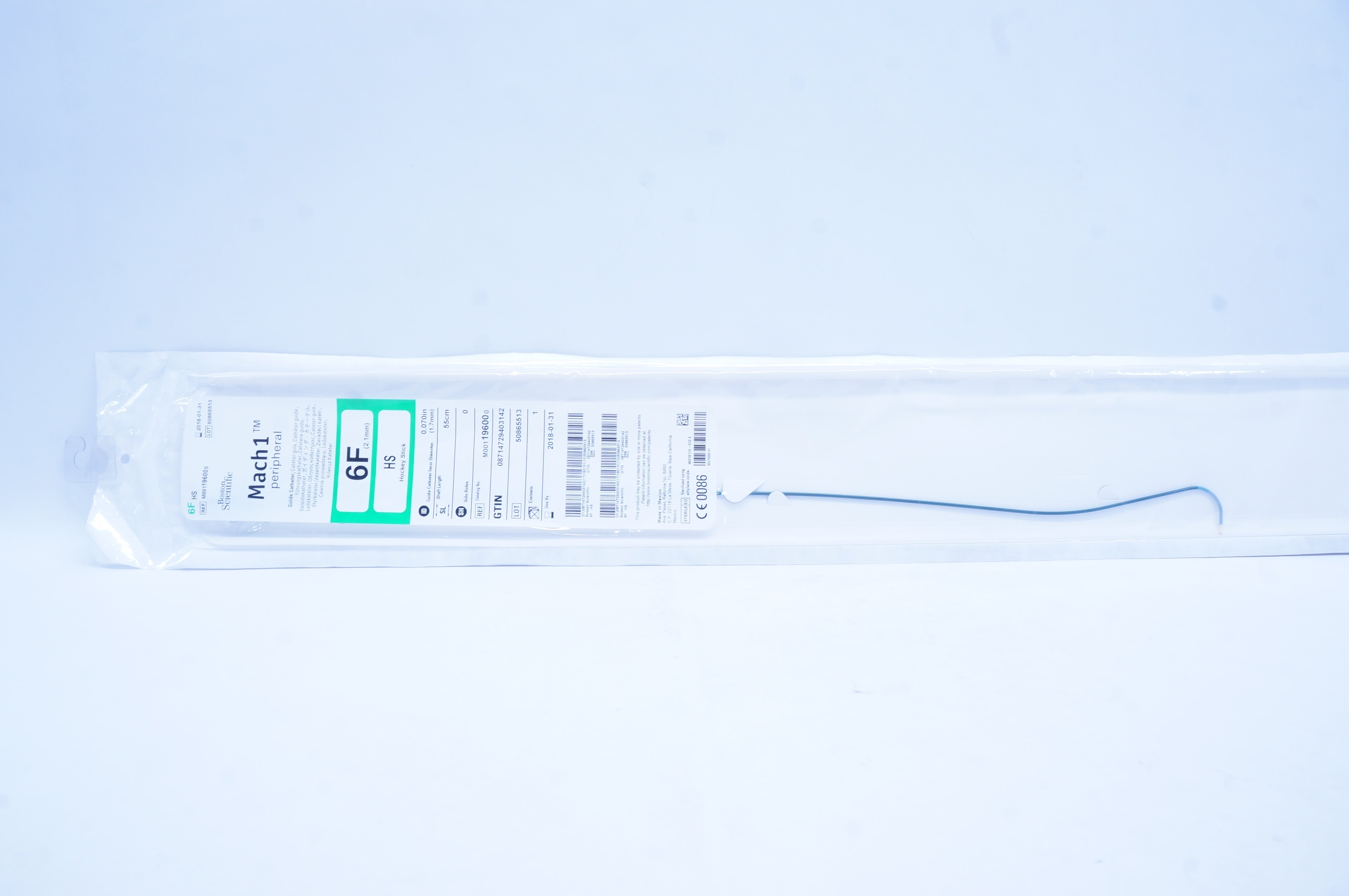 Boston Scientific M001196000 Mach 1 Peripheral Guide Cath. HS 6F (x)