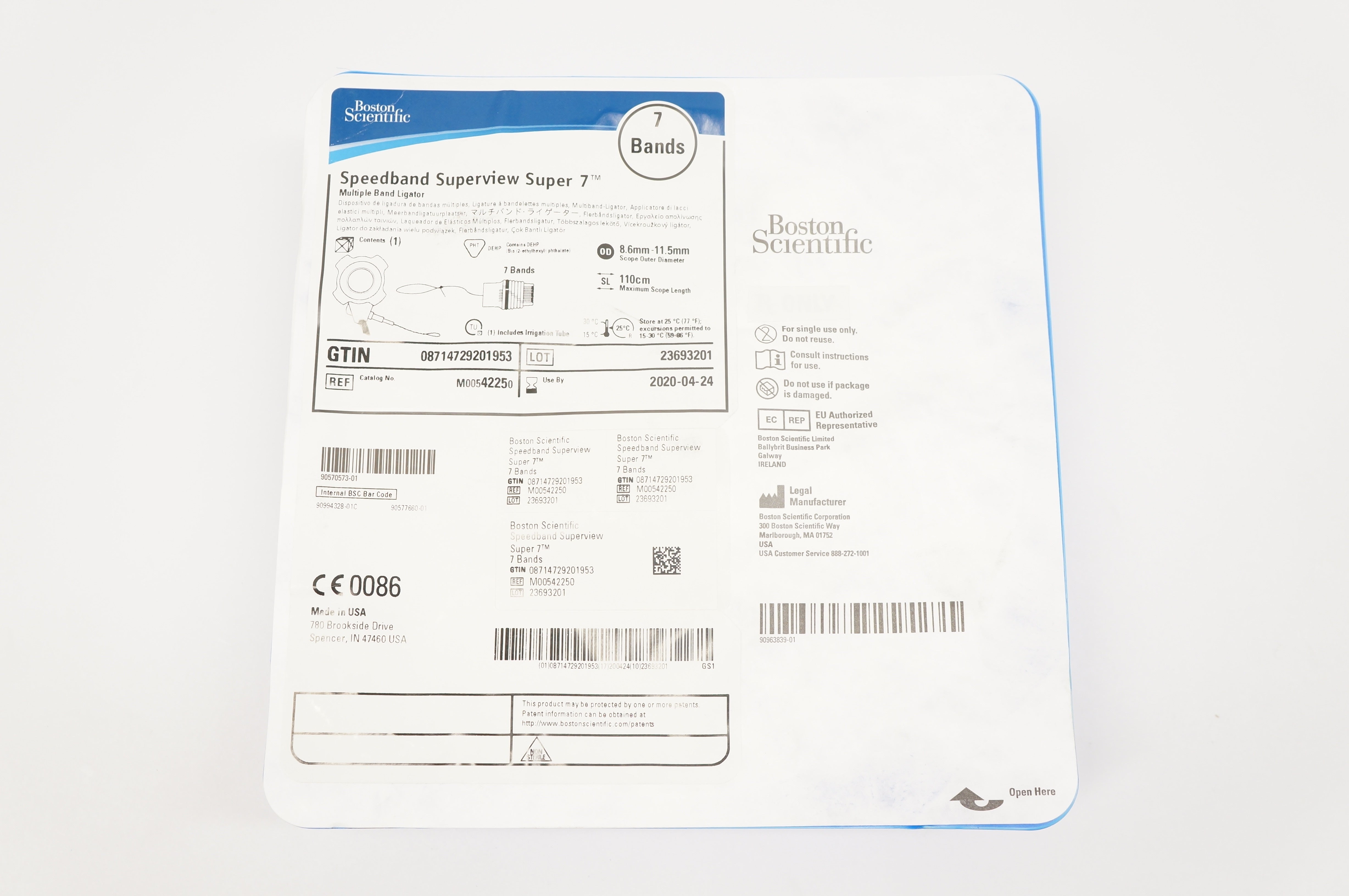 Boston Scientific 4225 Speedband Superview Super 7, 7 Bands (x)