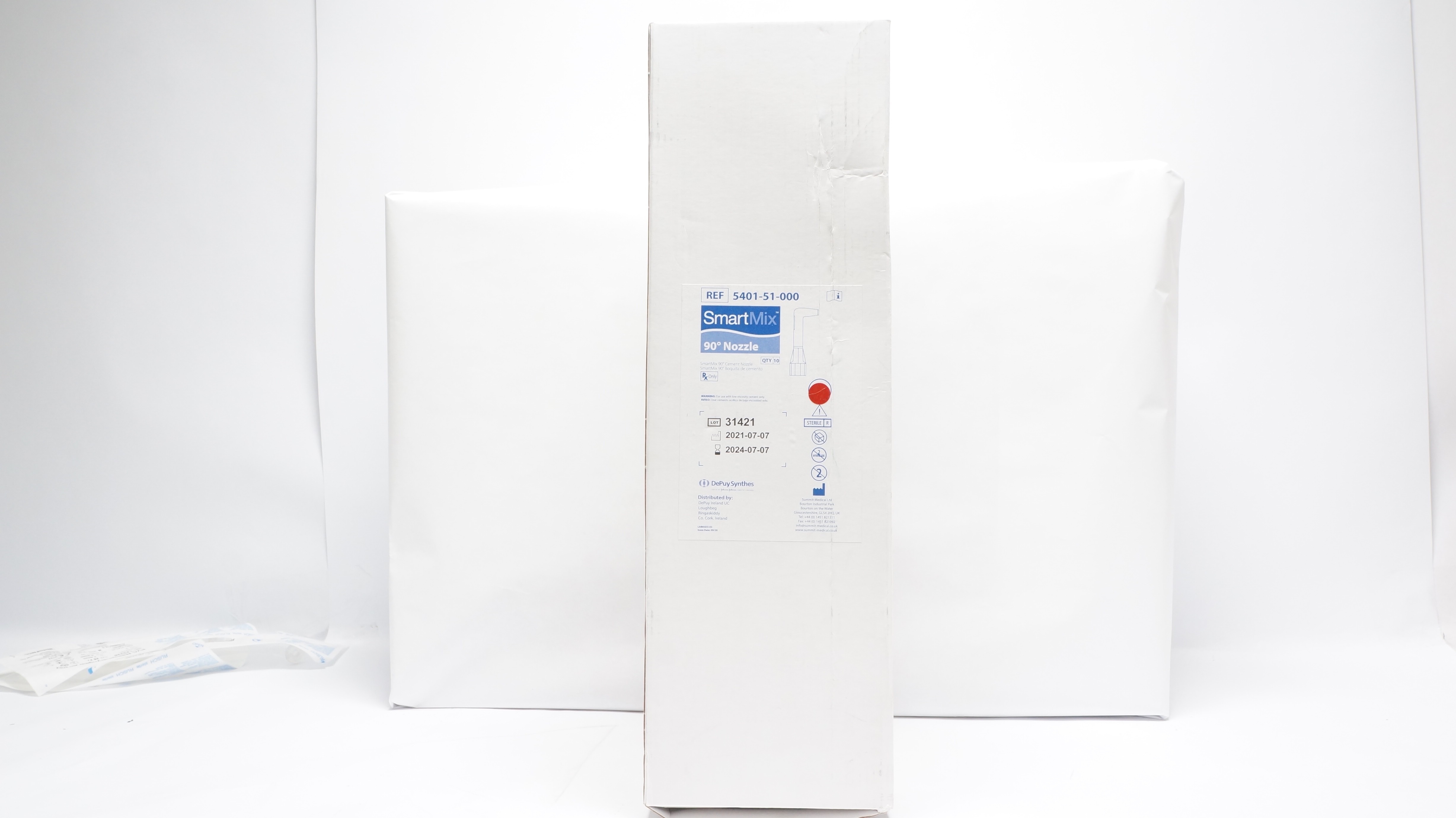 DePuy 5401-51-000 SmartMix 90 Degree Cement Nozzle - Box of 10 (x)