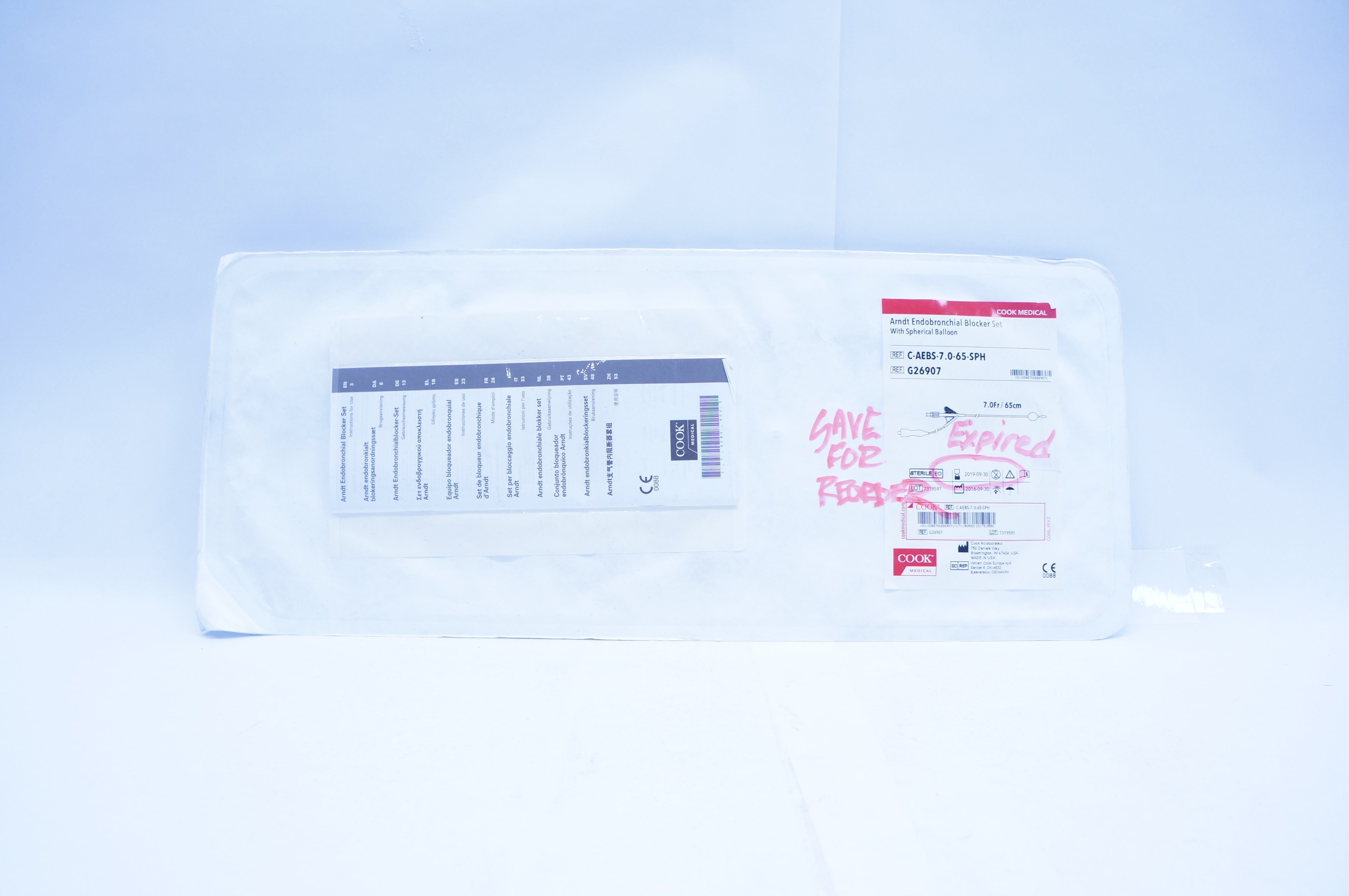 Cook G26907 Arndt Endobronchial Blocker Set With Spherical Balloon 7Fr. (x)