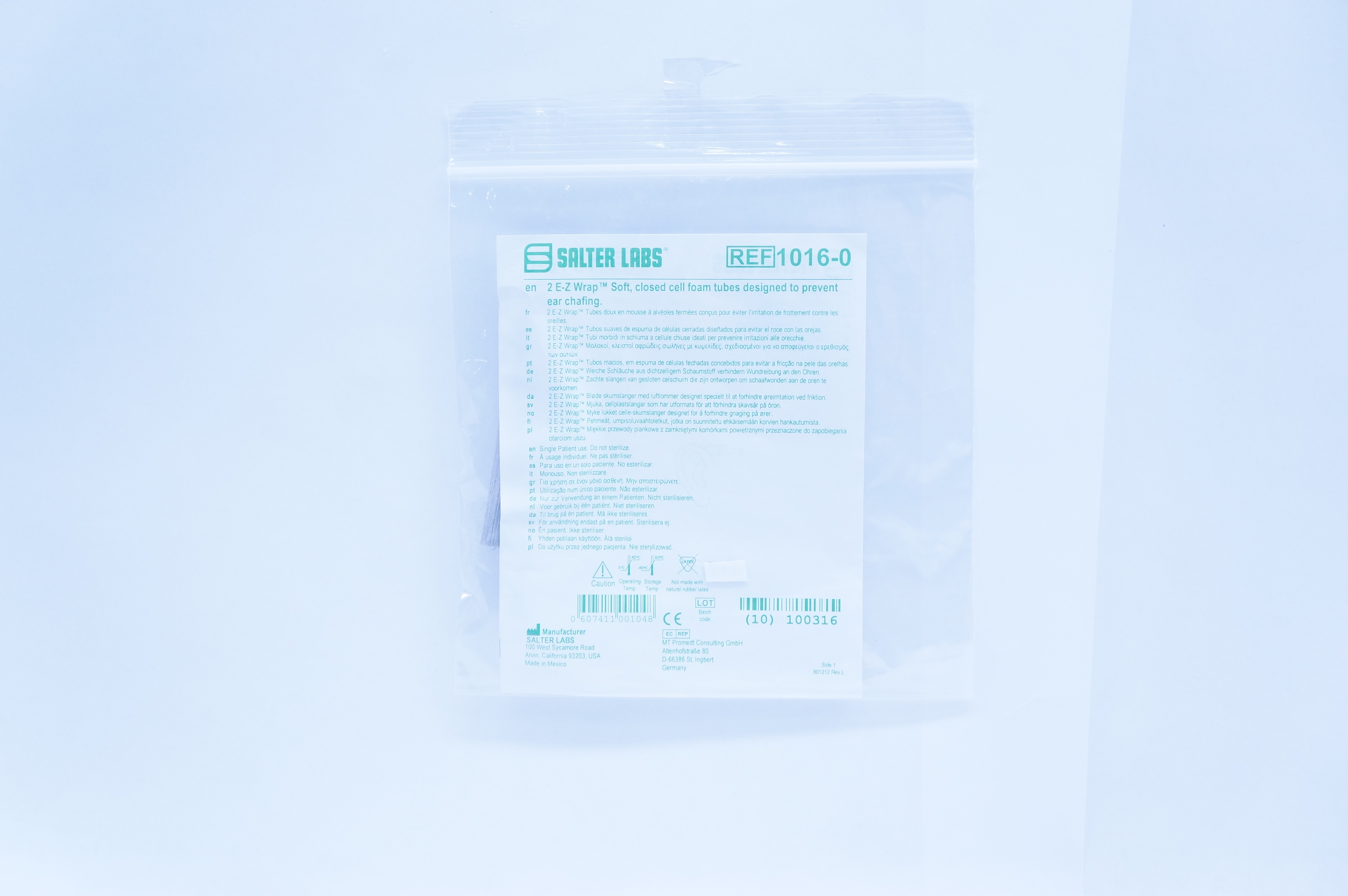 Salter Labs 10160 2 EZ Wrap Soft, Closed Cell Foam Tubes