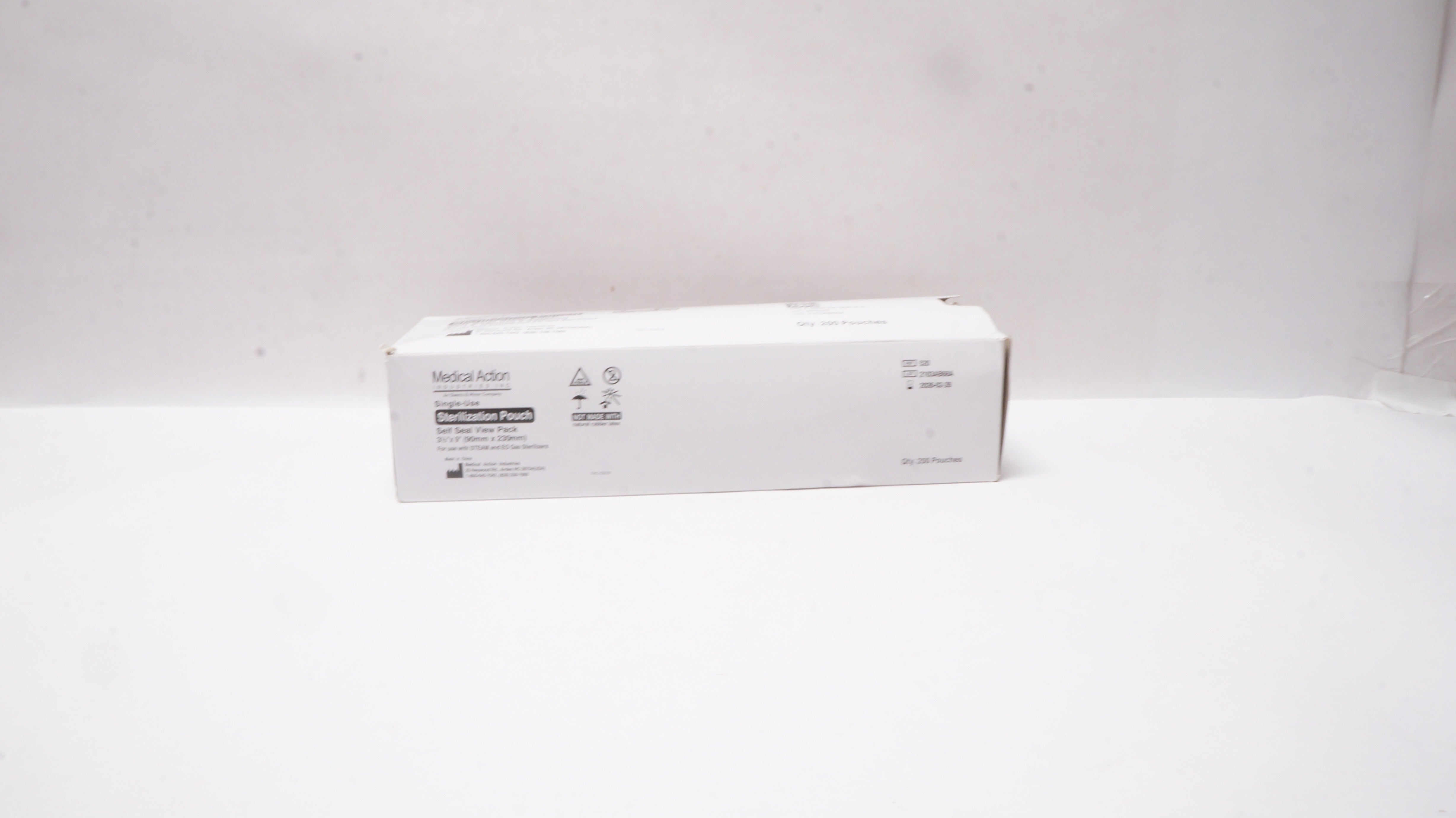 Medical Action 520 Sterilization Pouch 3-1/2 x 9 inch - Box of 200