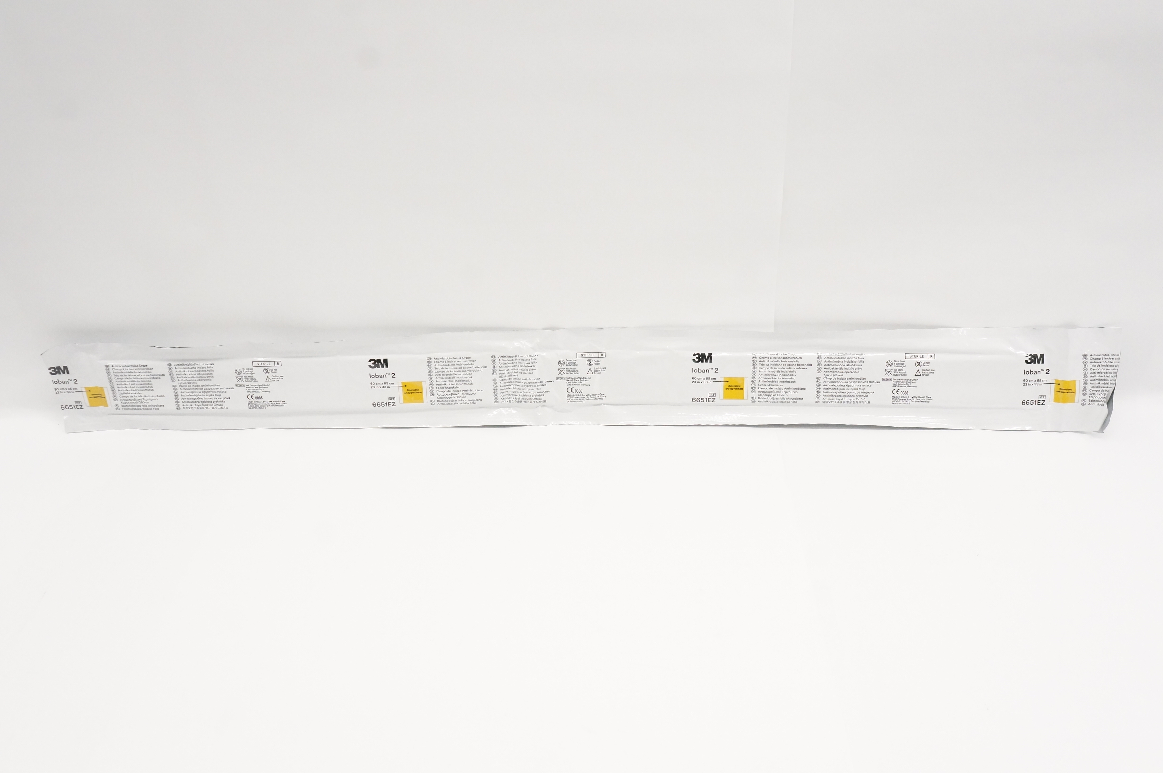 3M 6651EZ Loban 2 Antimicrobial Incise Drape 23inch x 33inch