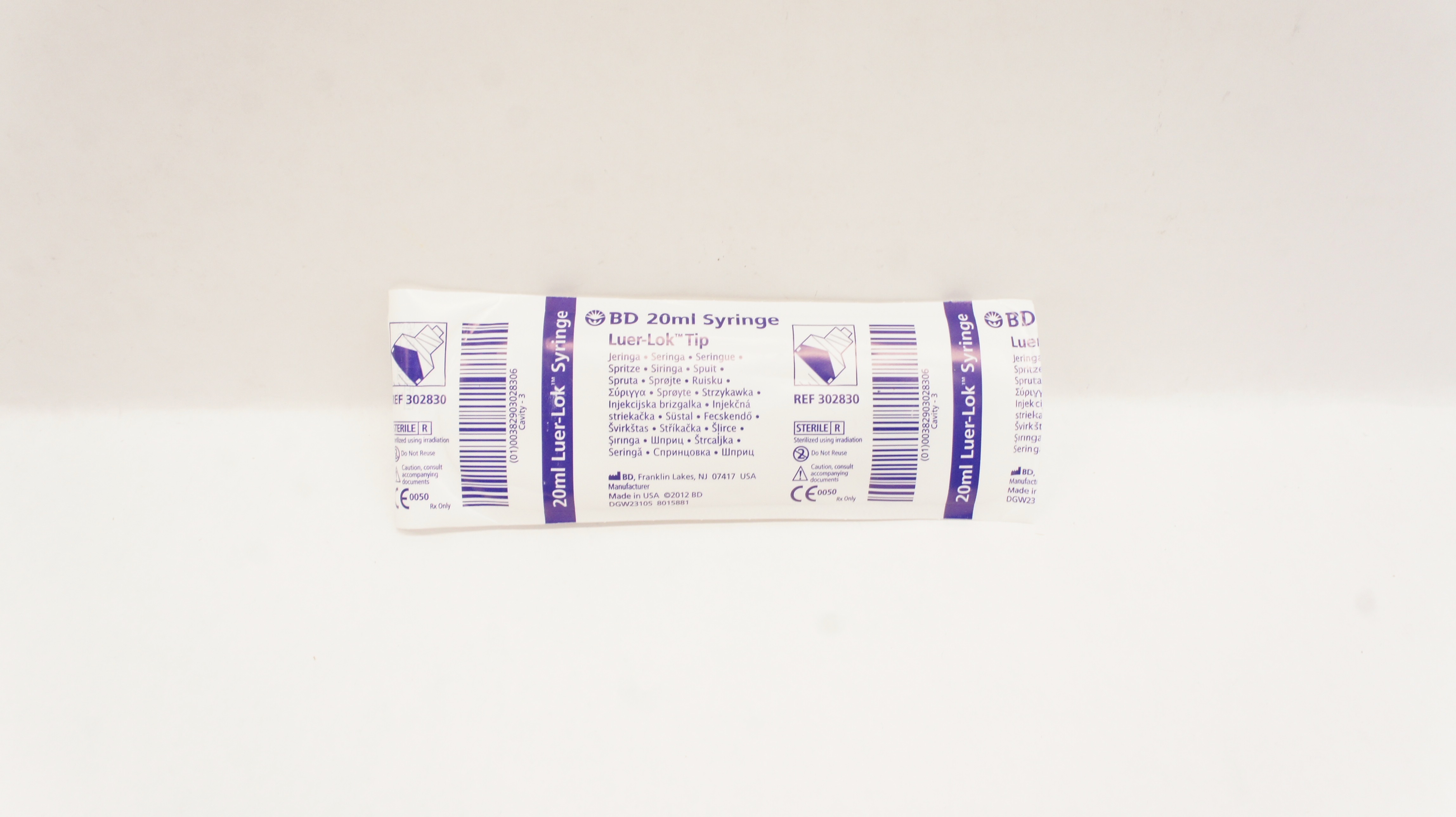 BD 302830 Syringe Luer-Lok Tip 20mL (x)