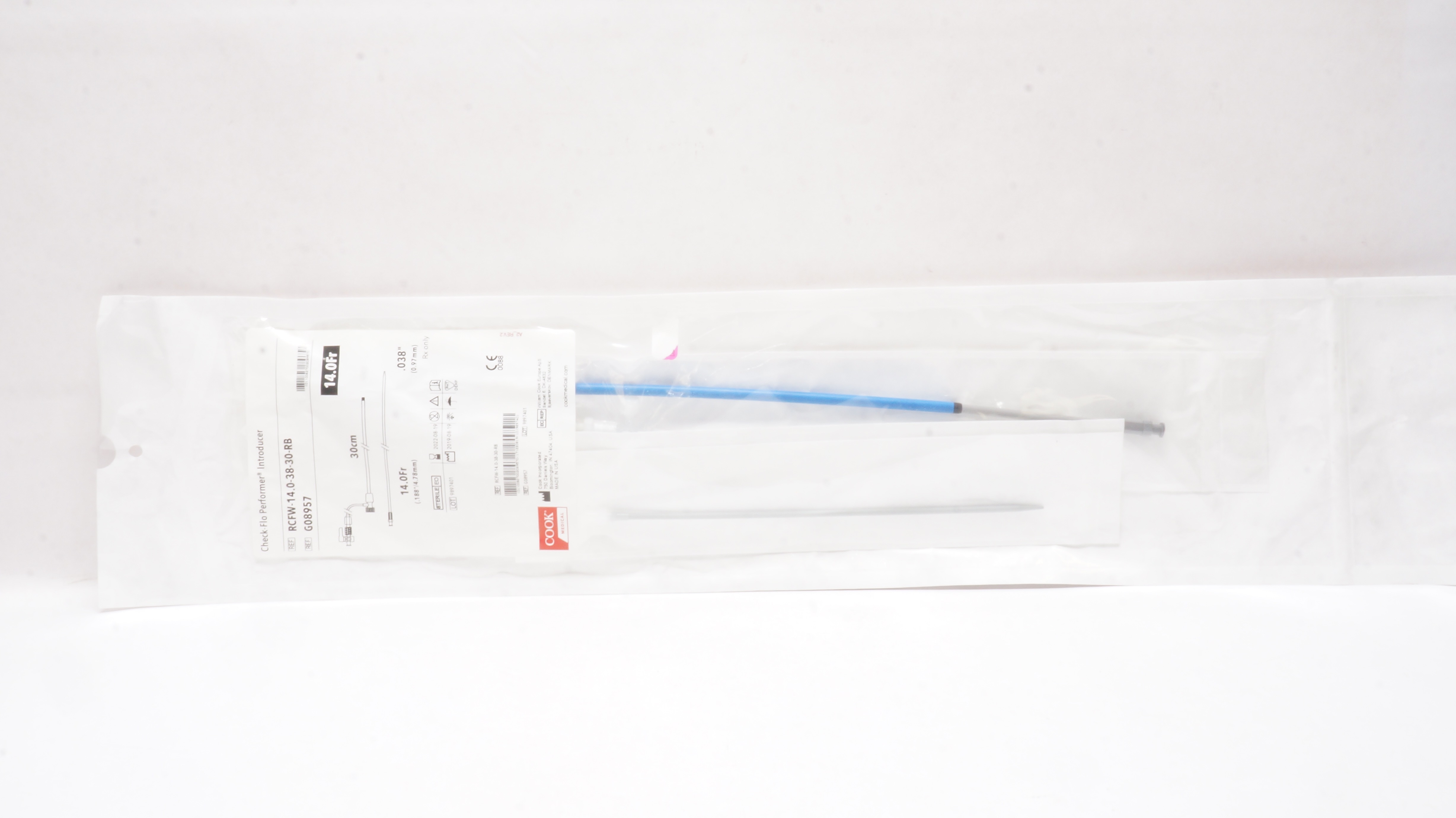 Cook Medical G08957 Check-Flo Performer Introducer 14Fr. x 30cm x ...