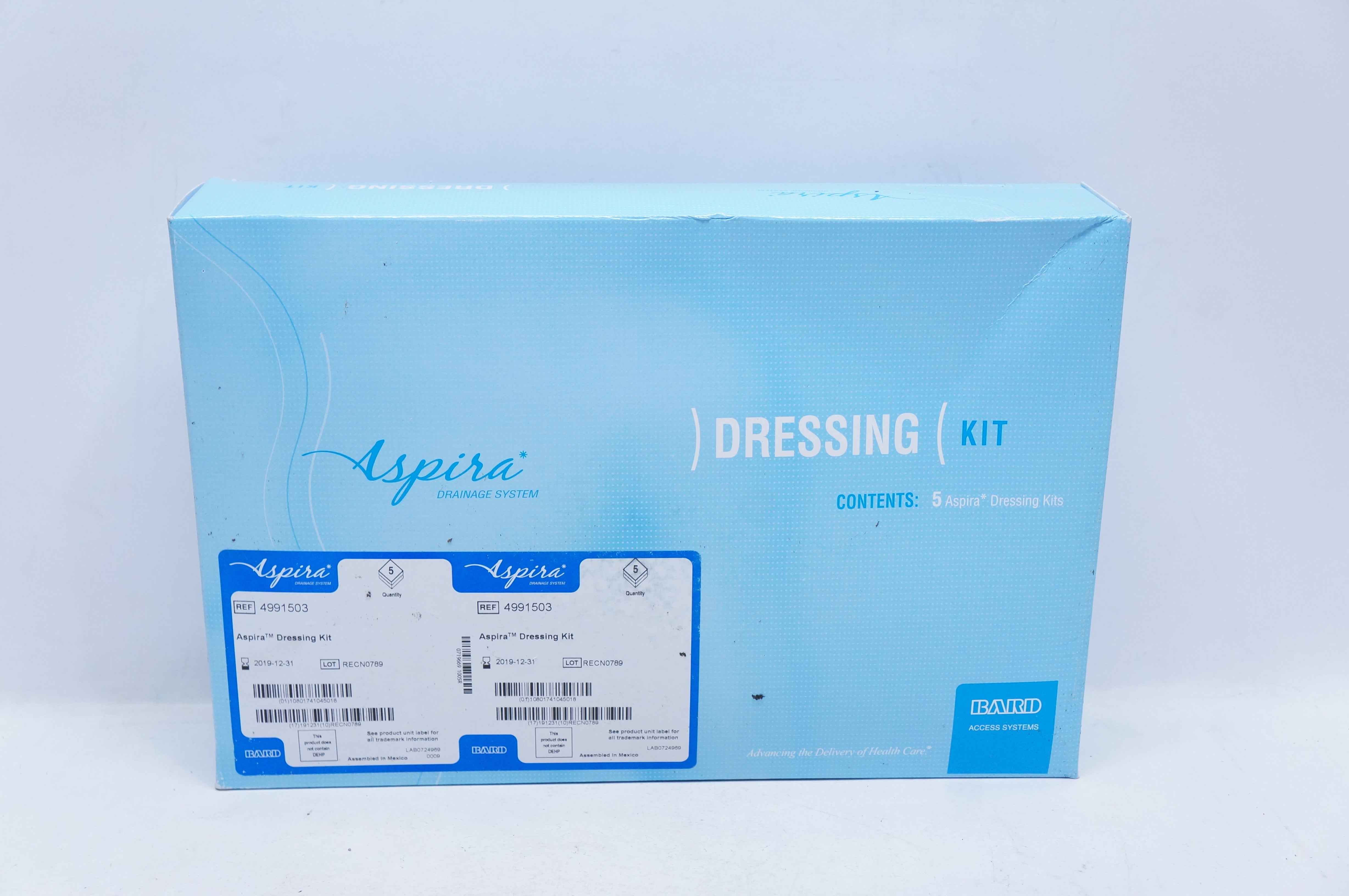Bard 4991503 Aspira Dressing Kit (x) - Box of 5