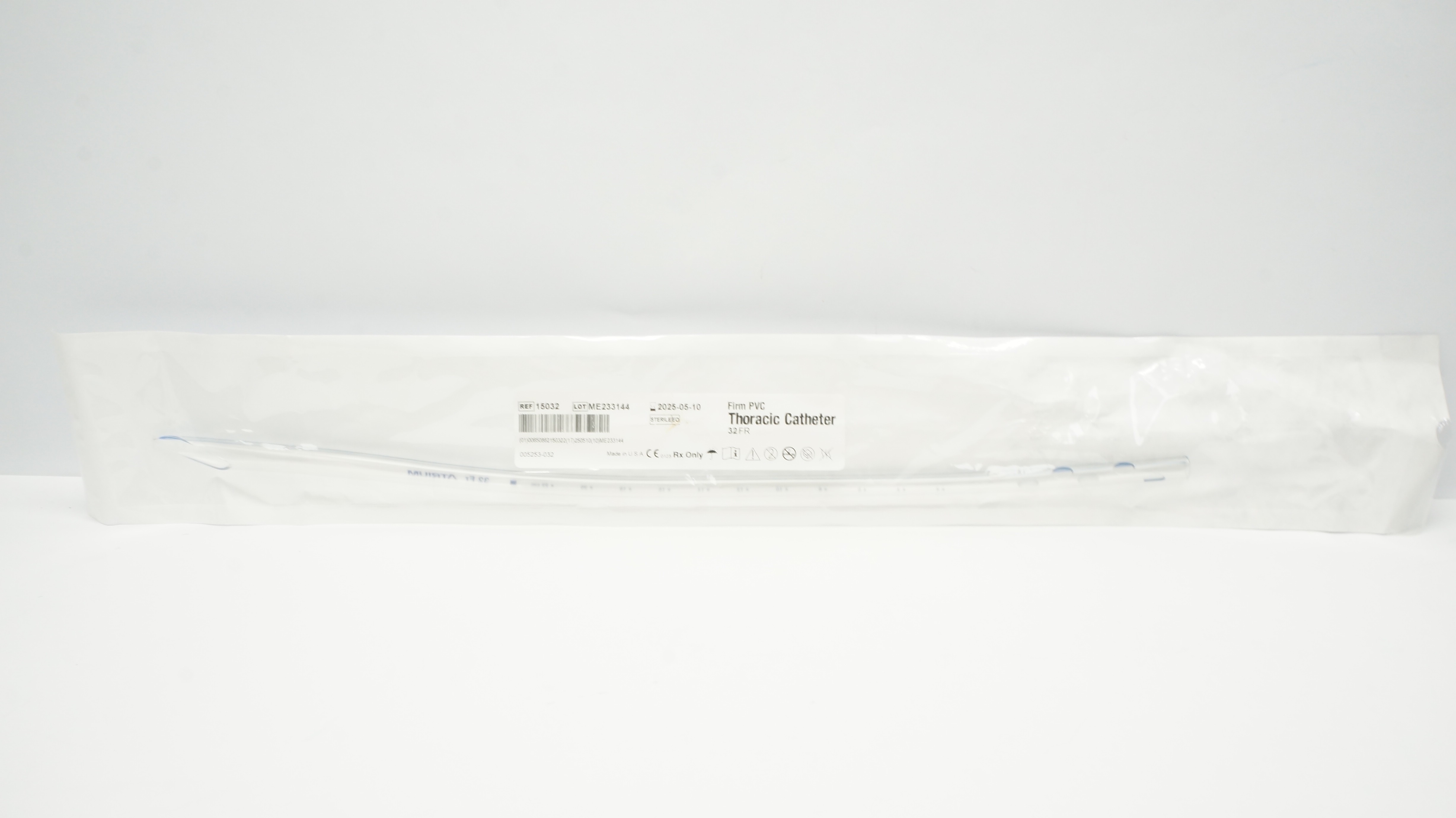 Atrium 15032 Firm PVC Thoracic Cath. Sterile 32 Fr.