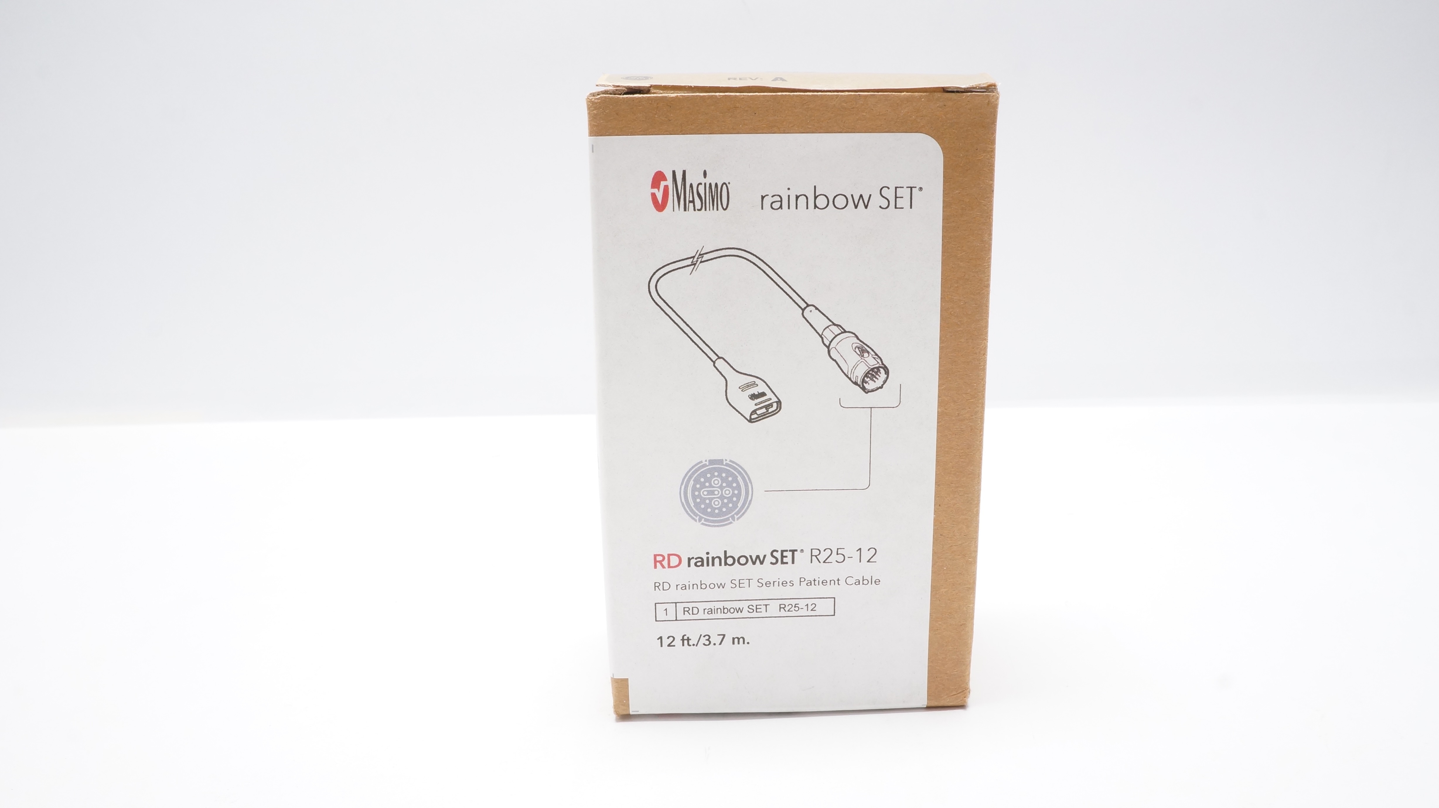 Masimo 4078 RD Rainbow SET Series Patient Cable, R25-12