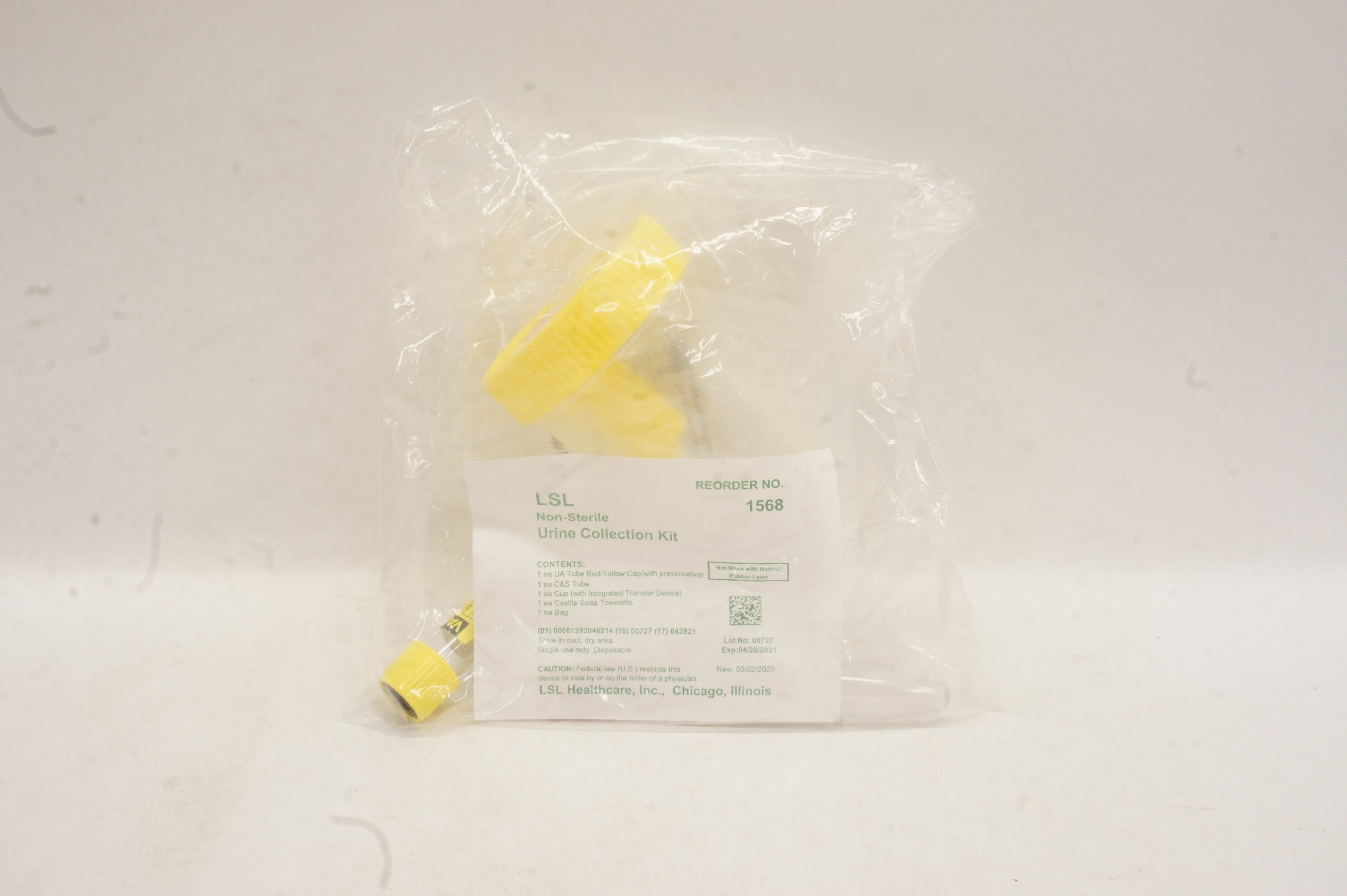 LSL Healthcare 1568 Urine Collection Kit (x)