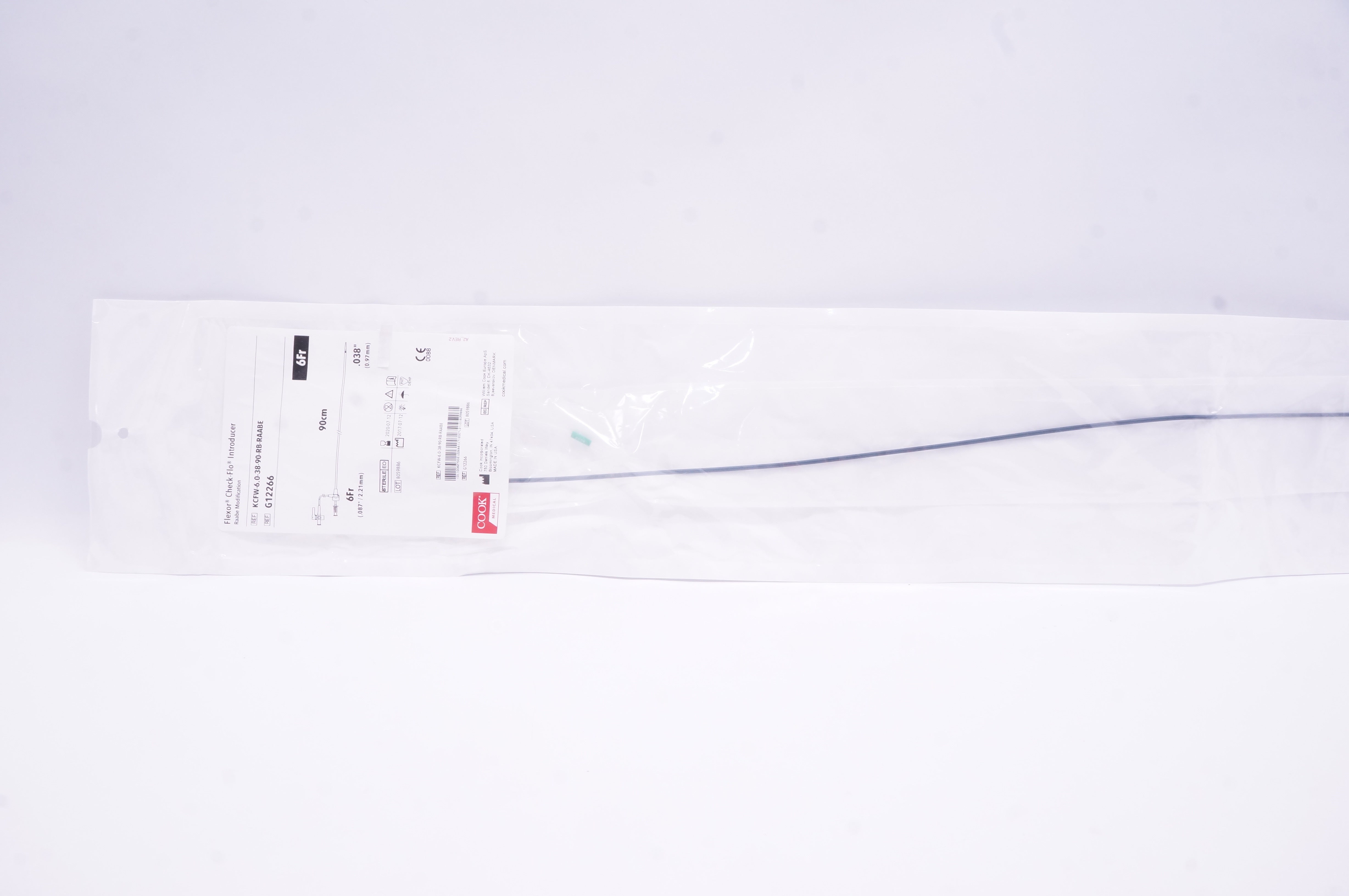 Cook Medical G12266 Flexor Check-Flo Introducer 6Fr (x)