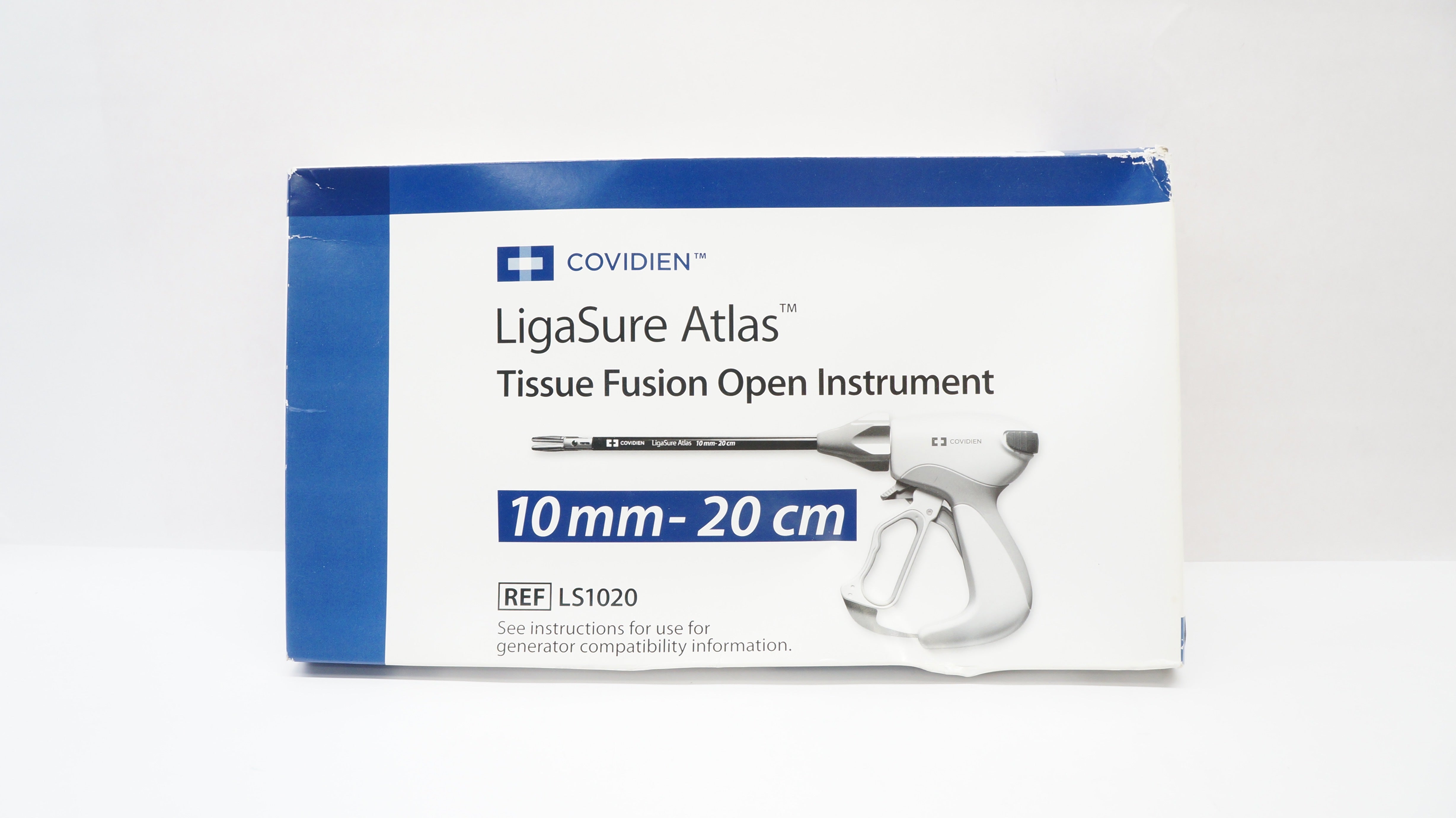 Covidien LS1020 LigaSure Atlas Tissue Fusion Open Instrument 10mm20cm