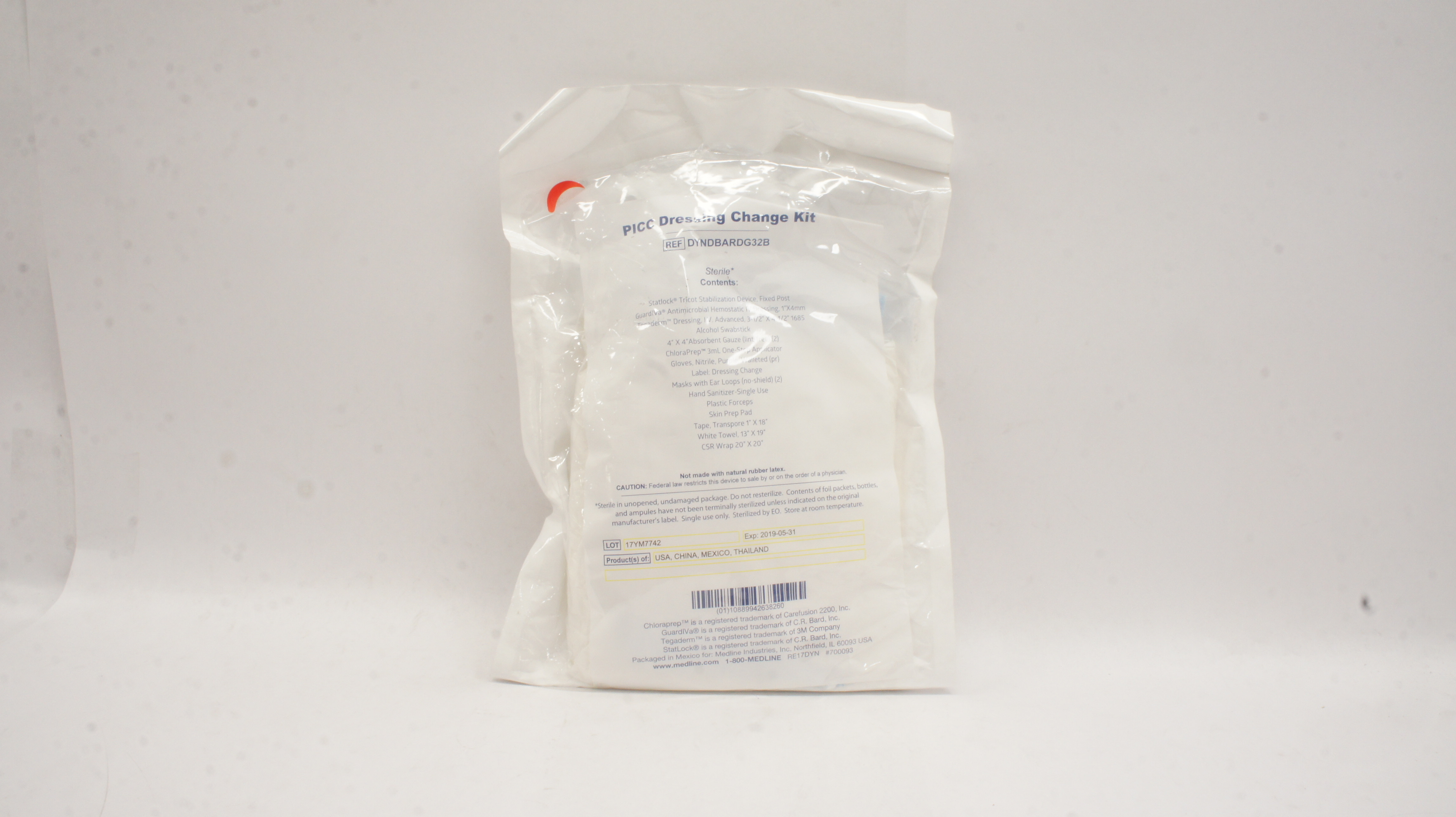 Medline DYNDBARDG32B PICC Dressing Change Kit (x)