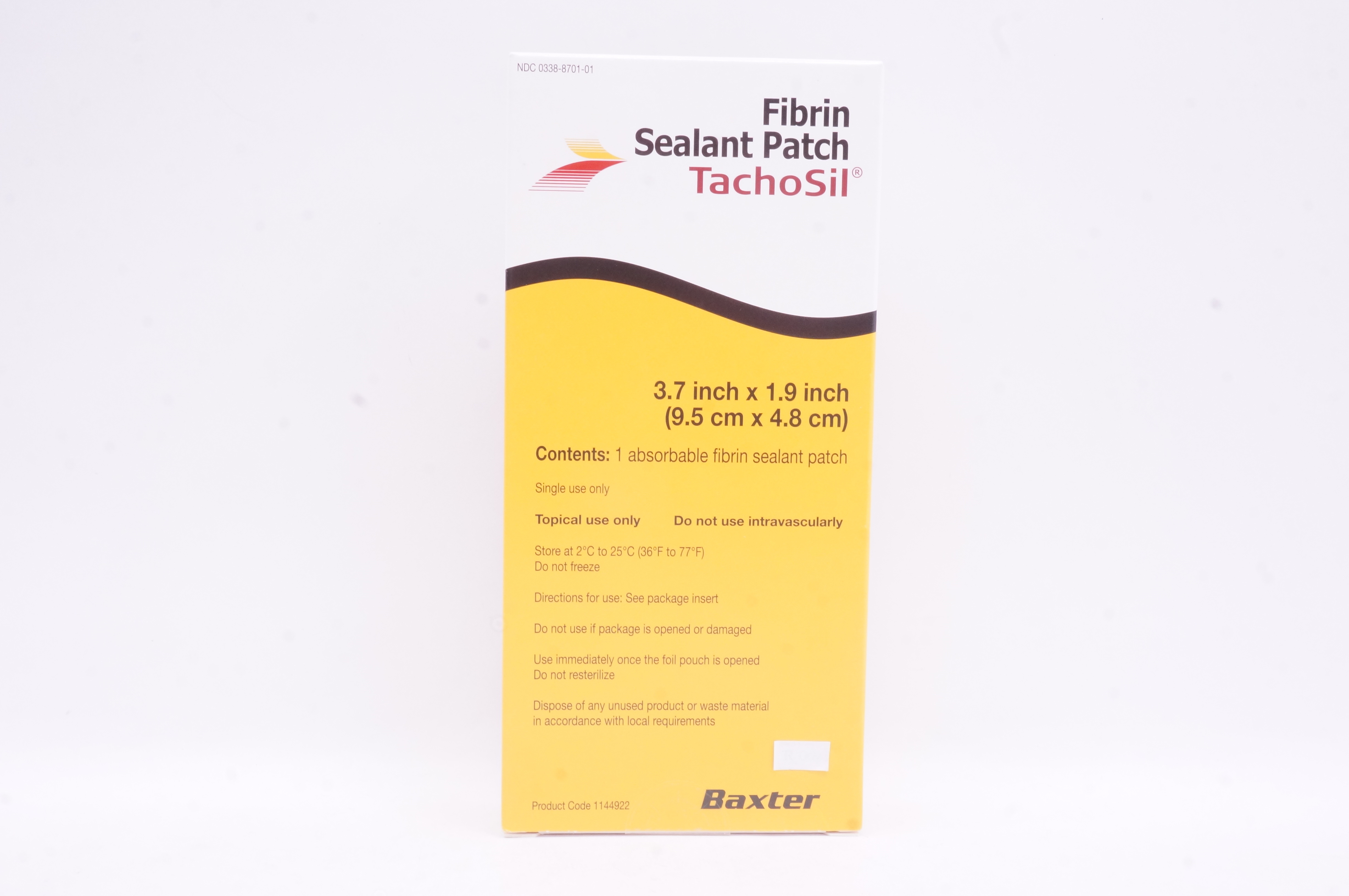 【Foil】偽皮操り/Dermoplasm[LGN]日本語 Baxter 1144922 Absorbable Fibrin Sealant Patch TachoSil 3.7