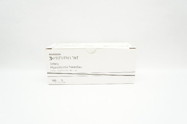 McKesson 102-N2558S Prevent HT Safety Hypodermic Ndles. 25G x 5/8inch-Box of 100