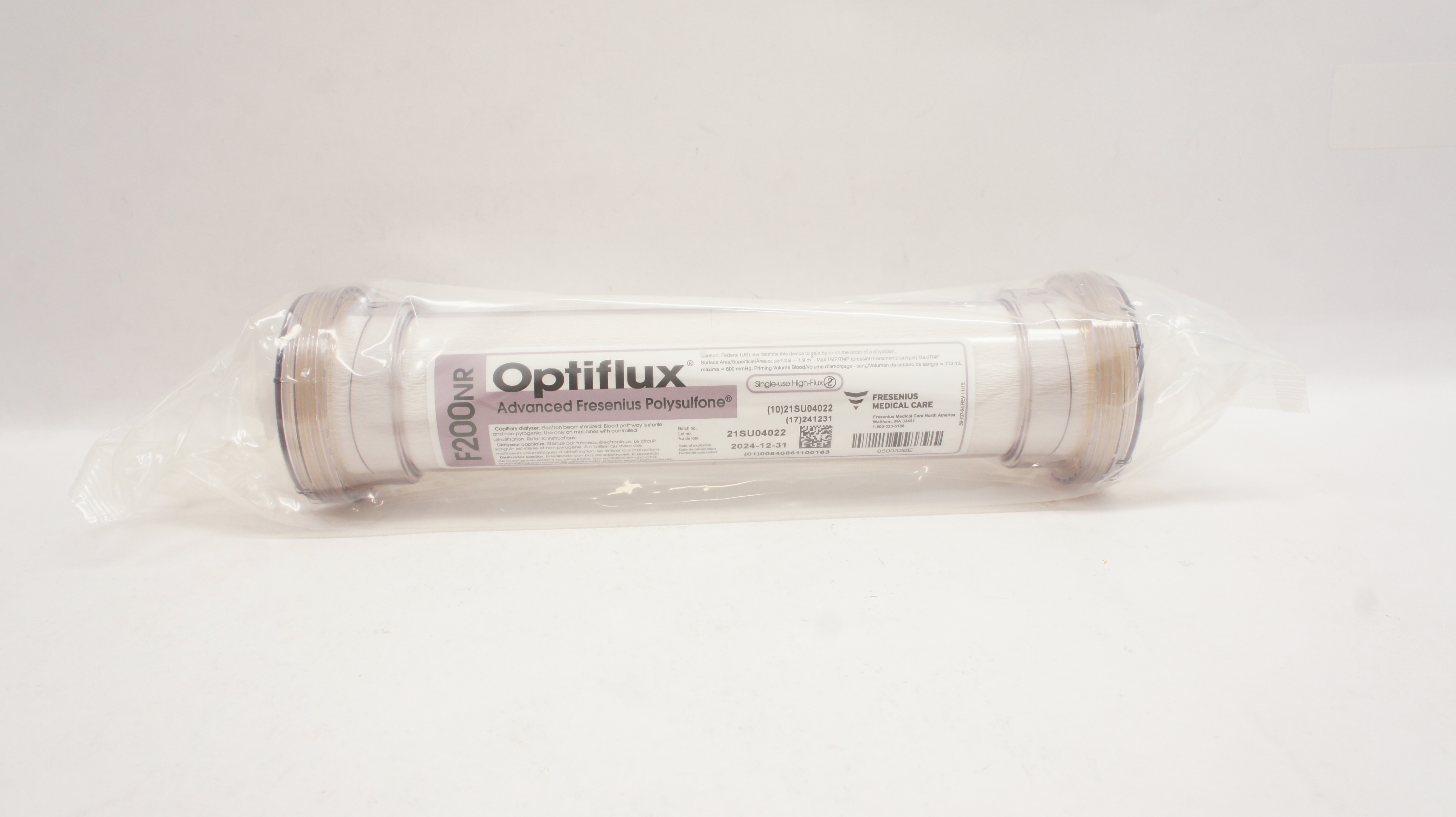 Fresenius Medical Care F200NR Optiflux Advanced Fresenius Polysulfone