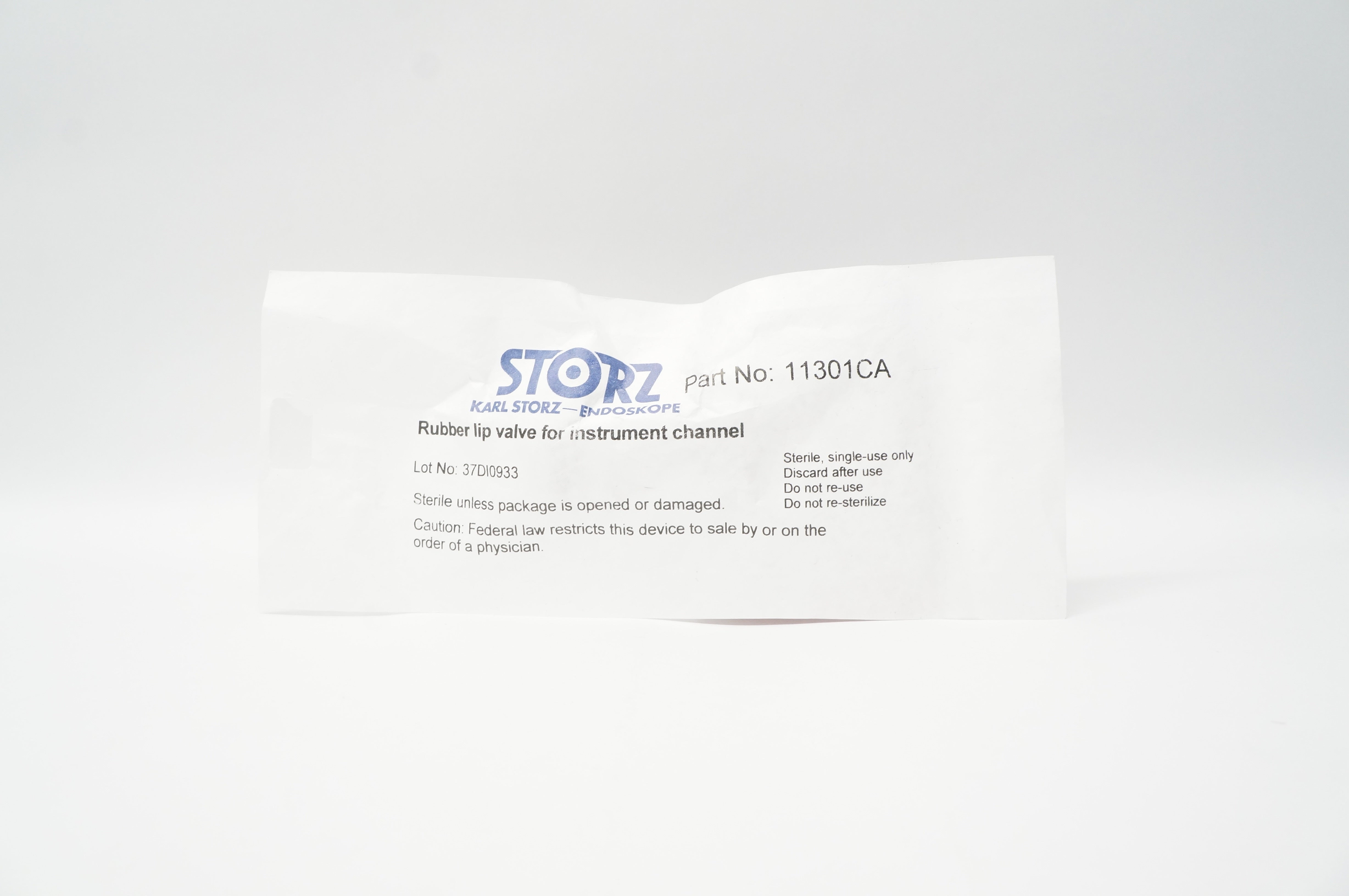 11301cd Karl Storz 11301CA/20 Rubber Lip Valve for Instrument Channel
