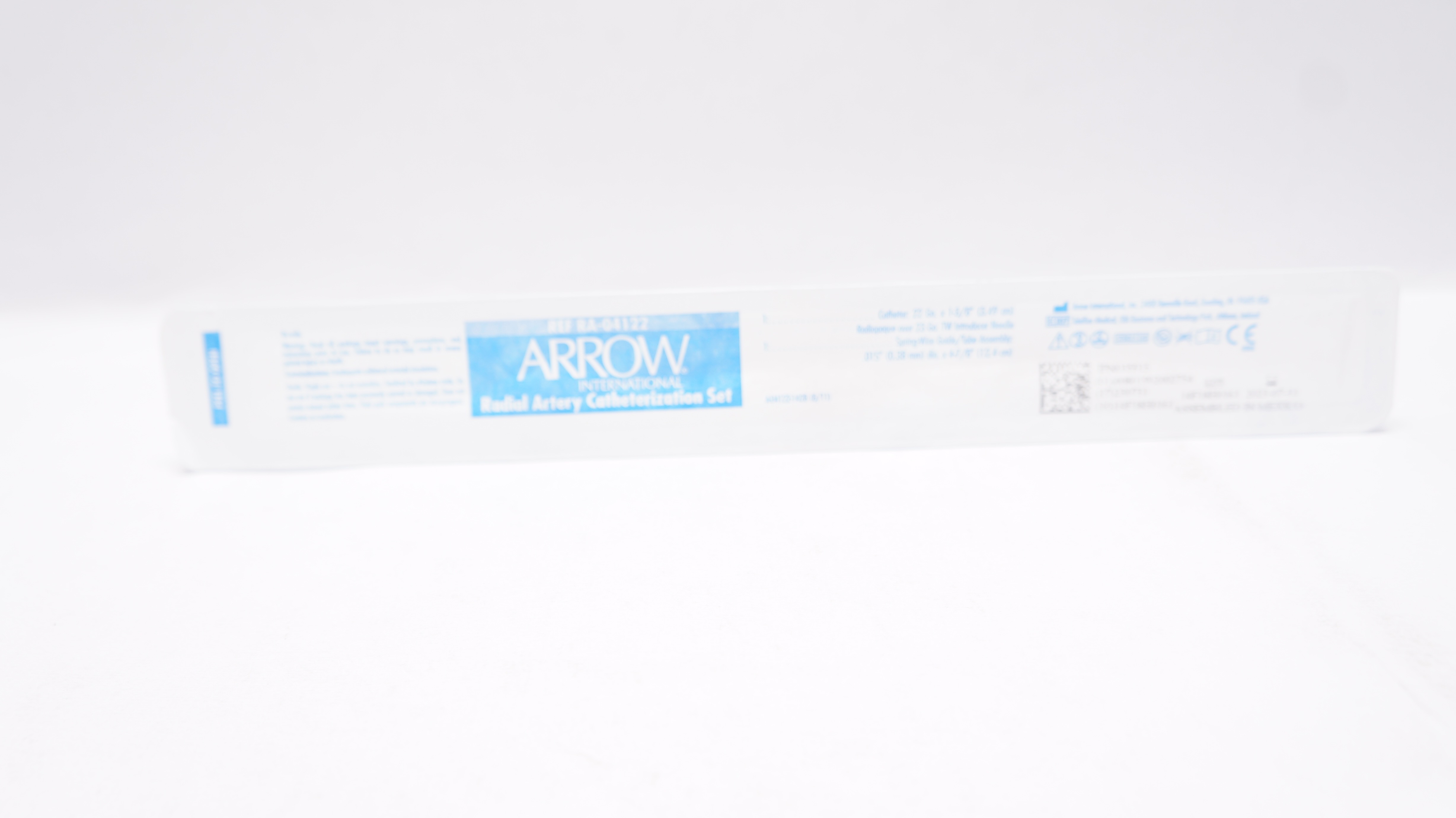Arrow RA-04122 Radial Artery Catheterization Set 22Ga x 1-3/8 inch (x)