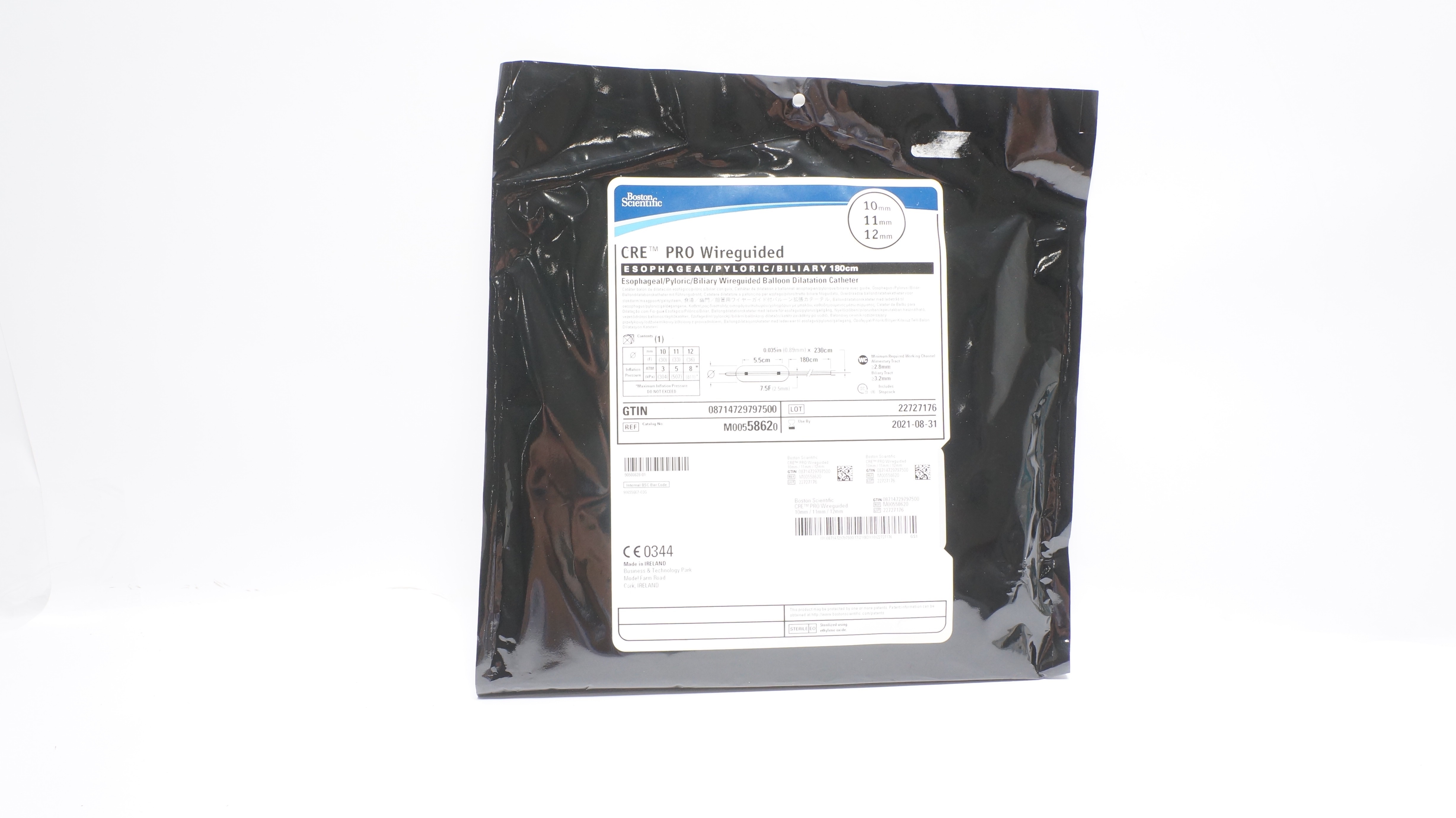 Boston Scientific 5862 Esophageal/Pyloric/Biliary Wireguided Dialatation Cath(x)
