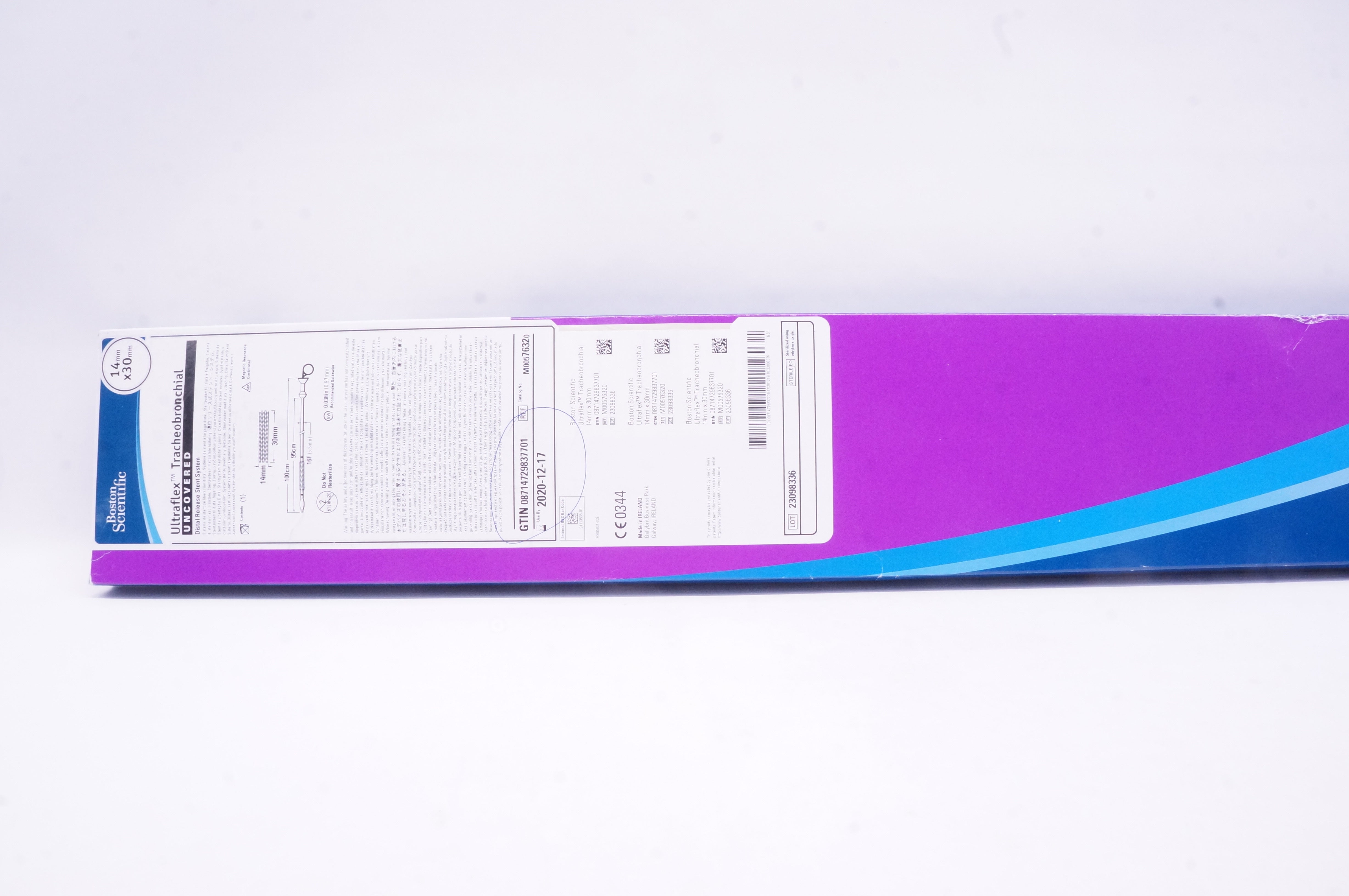 Boston Scientific 7632 Ultraflex Tracheobronchial Uncovered 14 mm x 30 mm (x)