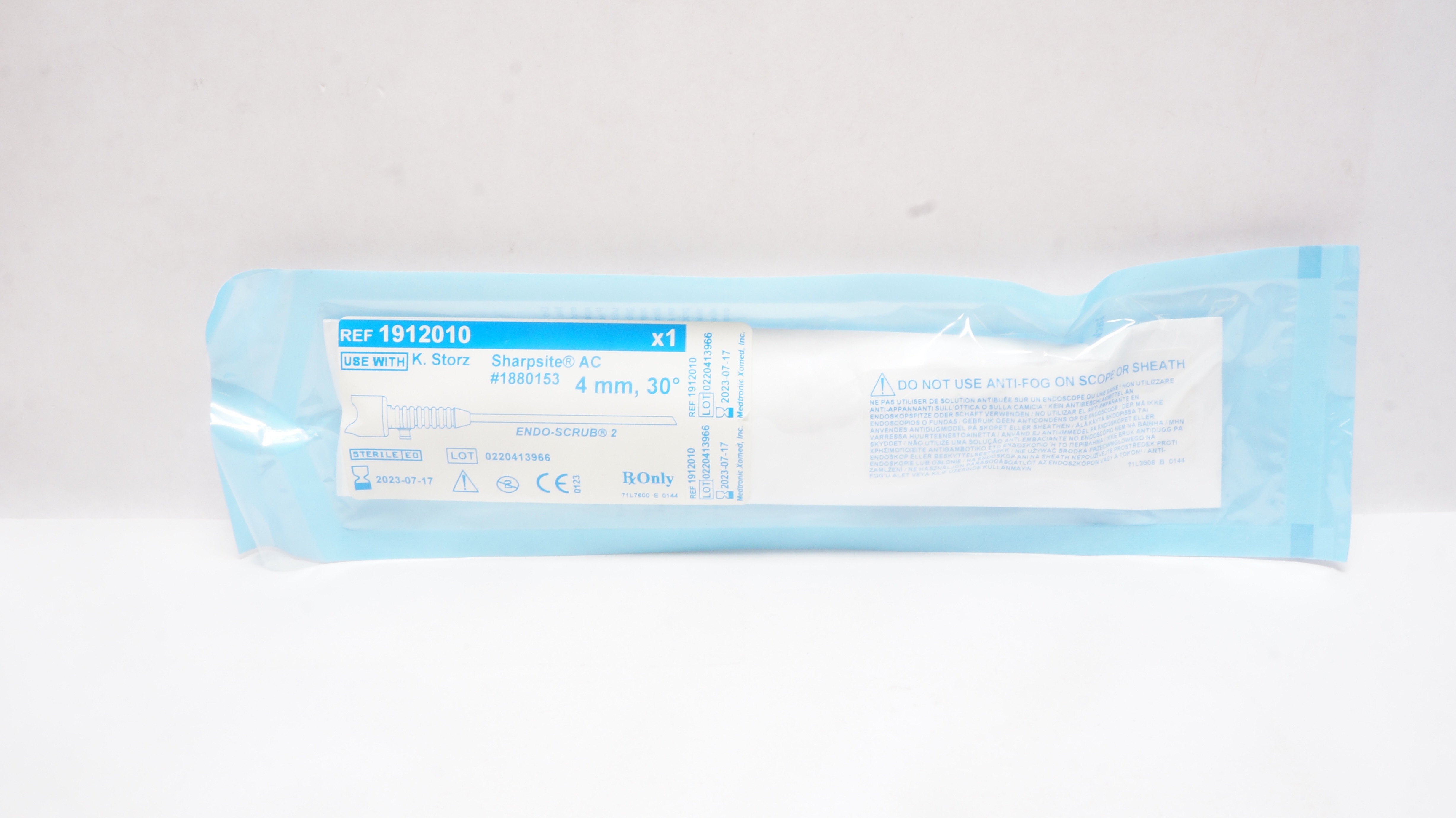 Medtronic 1912010 Sharpsite AC Endo-Scrub 2 4 mm, 30 Degree (x)