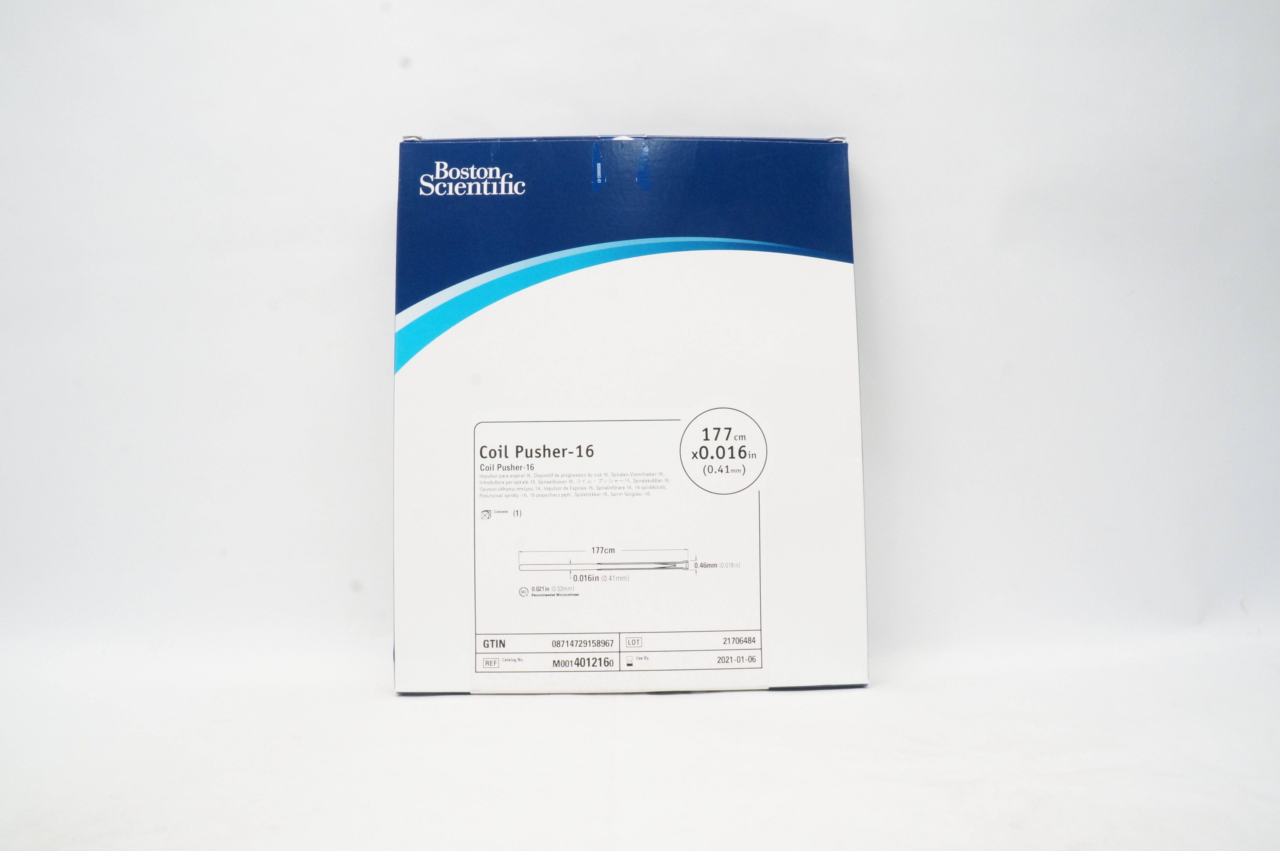 Boston Scientific 401216 Coil Pusher-16 177cm x 0.016 inch (x)