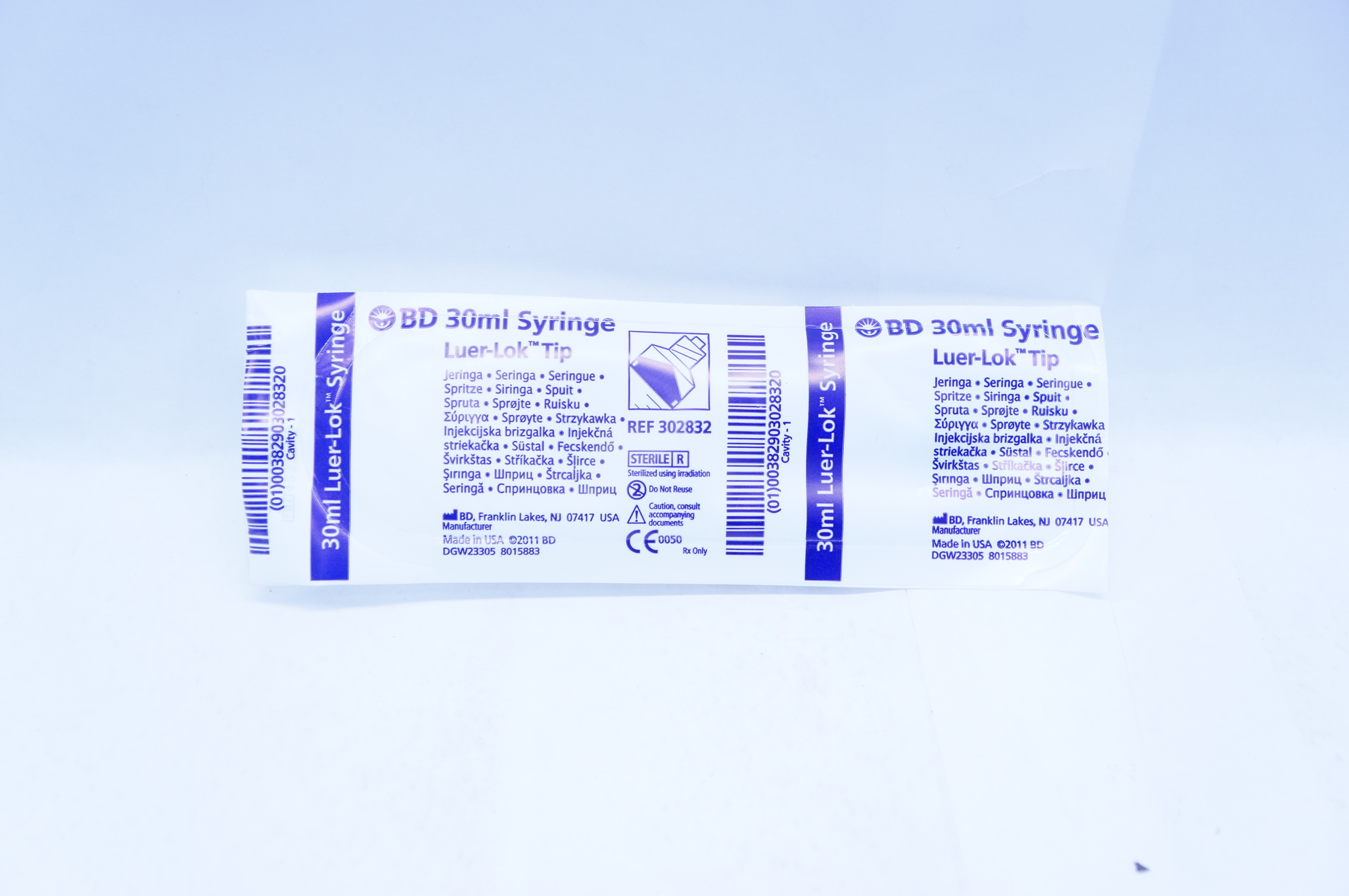 BD 302832 Luer-Lok Tip, Syringe 30ml (x)