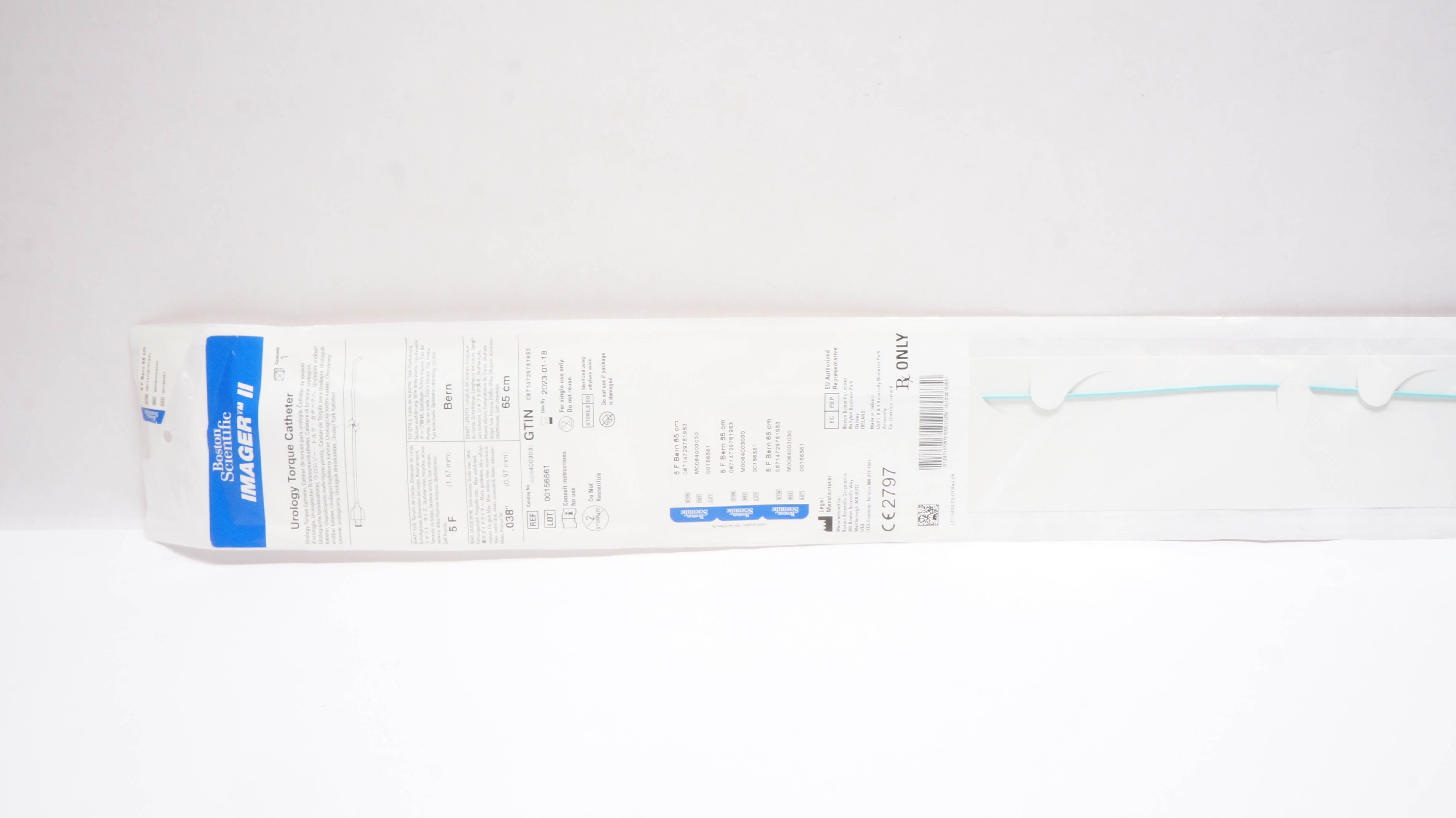 Boston Scientific M0064003030 Imager II Urology Torque Cath. 5F x 65 cm (x)