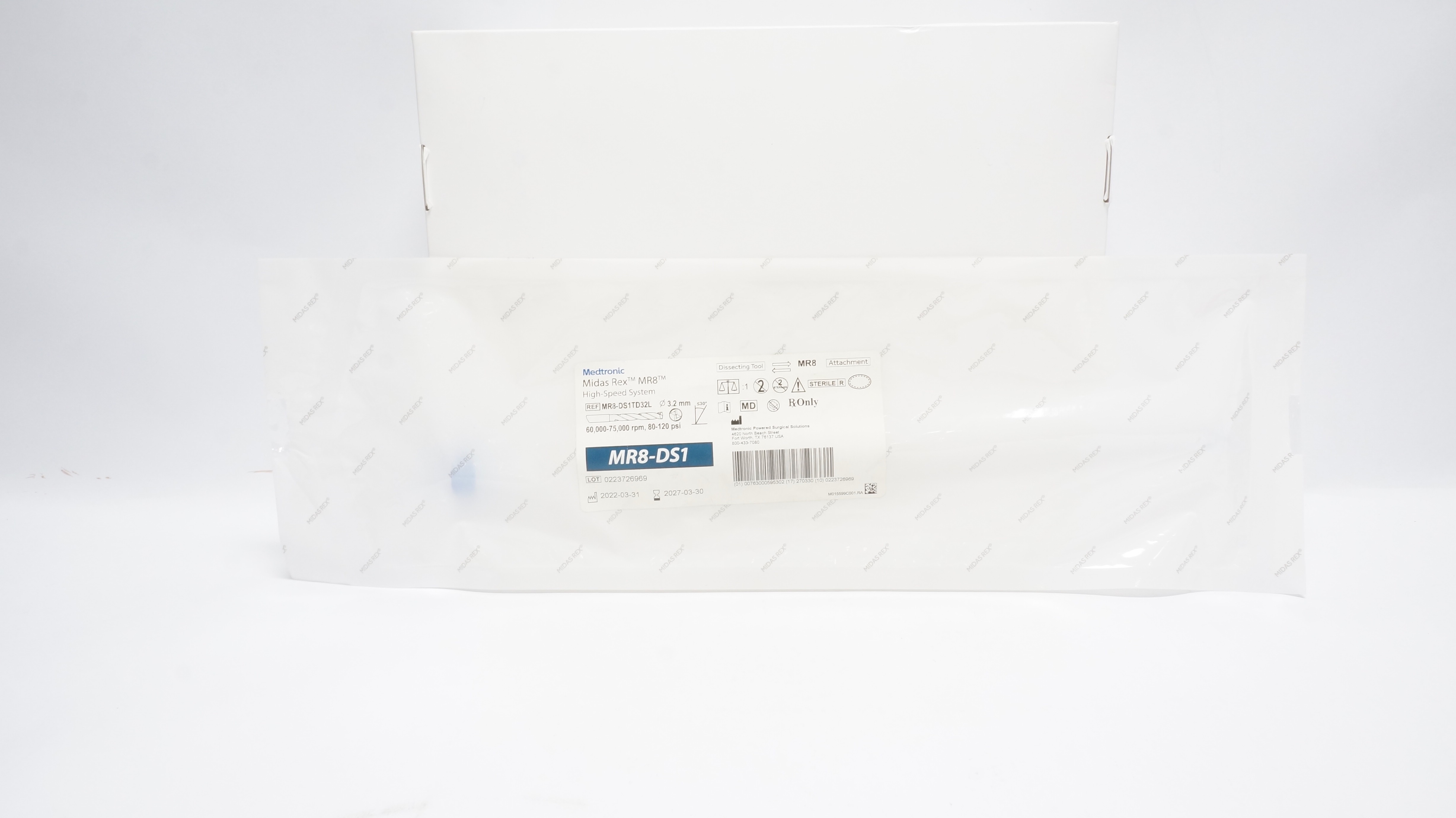 Medtronic MR8-DS1TD32L Midas Rex MR8 High-Speed System 3.2mm