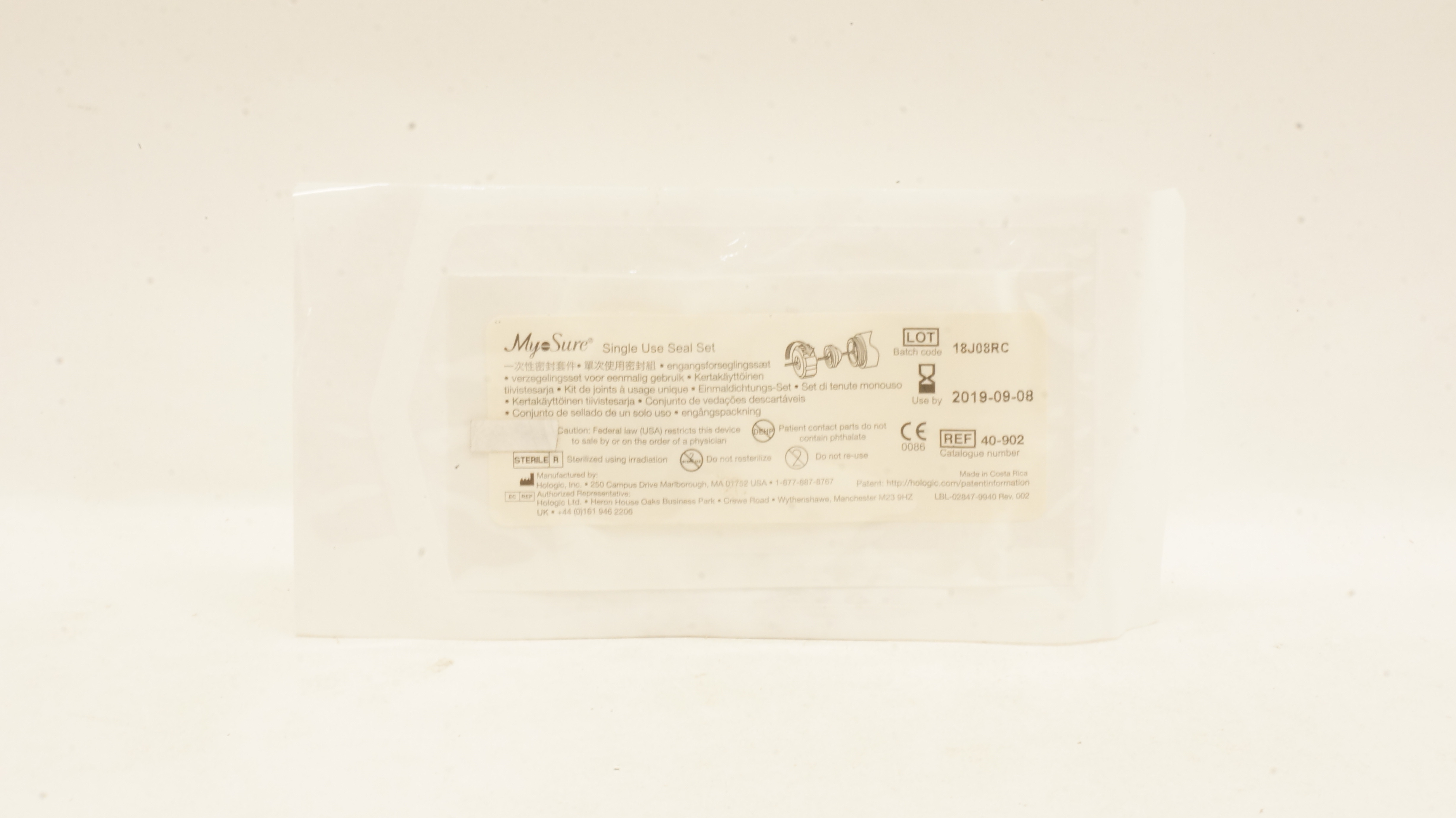 Hologic 40-902 MyoSure Single Use Seal Set (x)