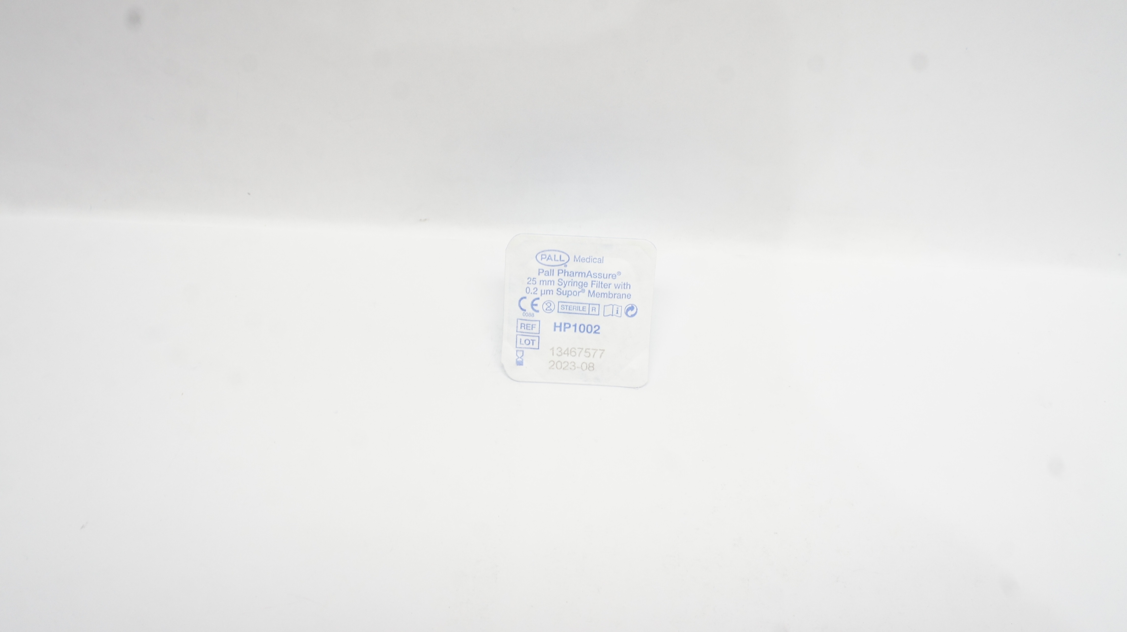 Pall Medical HP1002 PharmAssure 25mm Syringe Filter w/Supor Membrane 0.2µm (x)