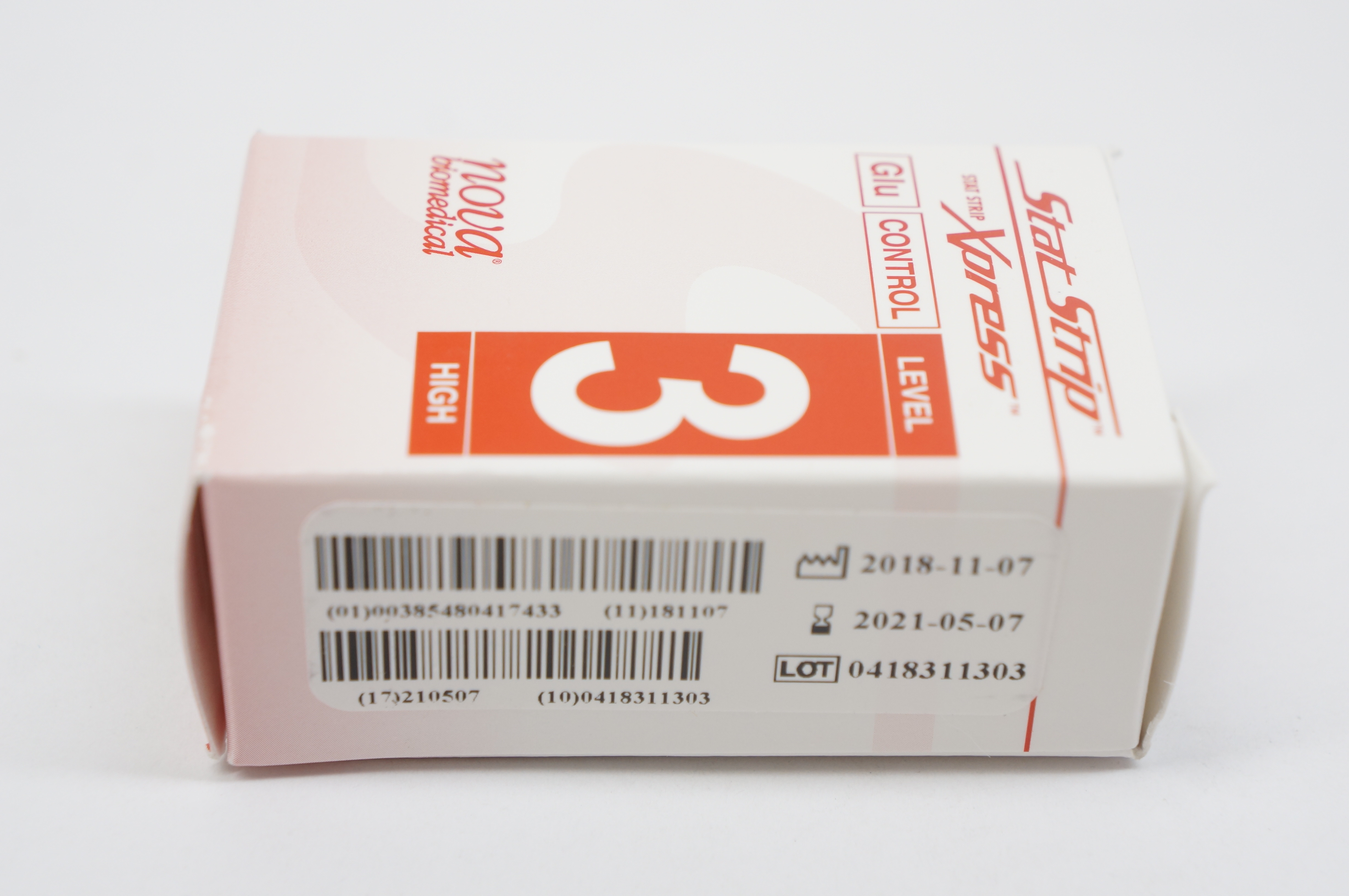 Nova Biomedical 41743 Stat Strip Xpress Glu Control, Level 3