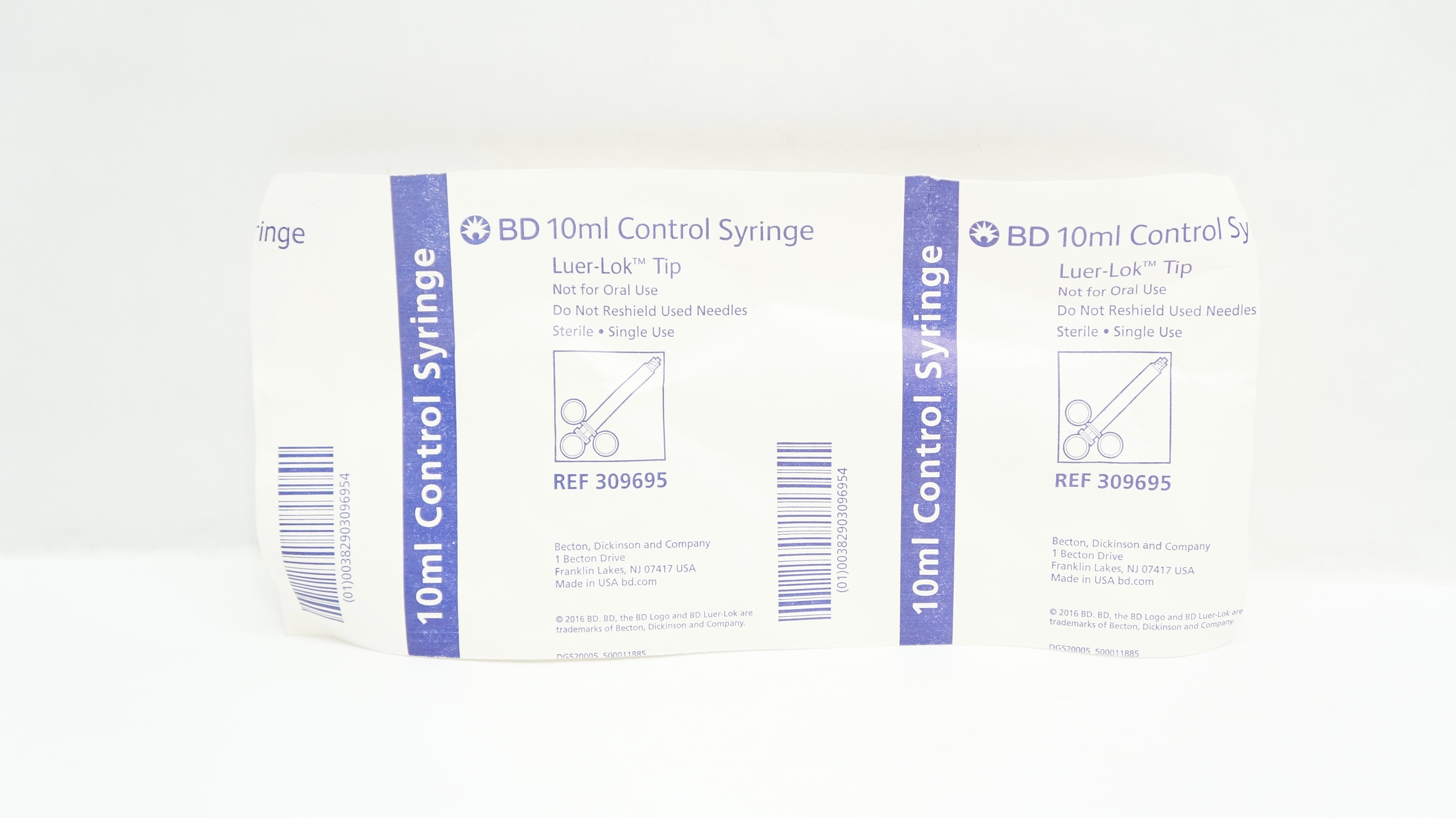 BD 309695 Luer-Lok Tip Control Syringe 10ml (x)