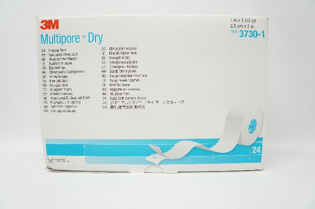 3M 3730-1 Multipore Dry 1inch x 5-1/2yd - Box of 24 (x)