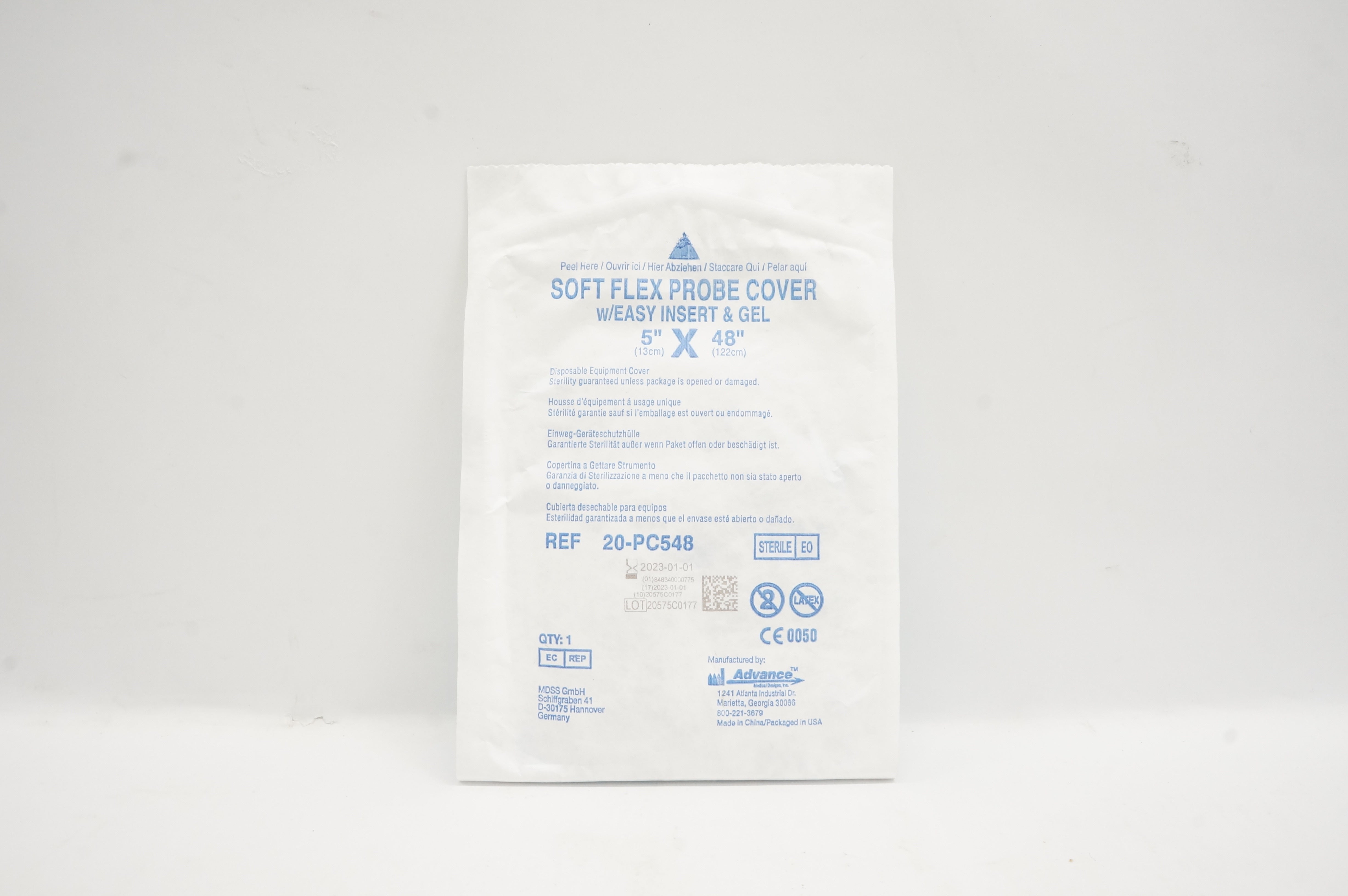 Advance 20-PC548 Soft Flex Probe Cover 5inch x 48inch