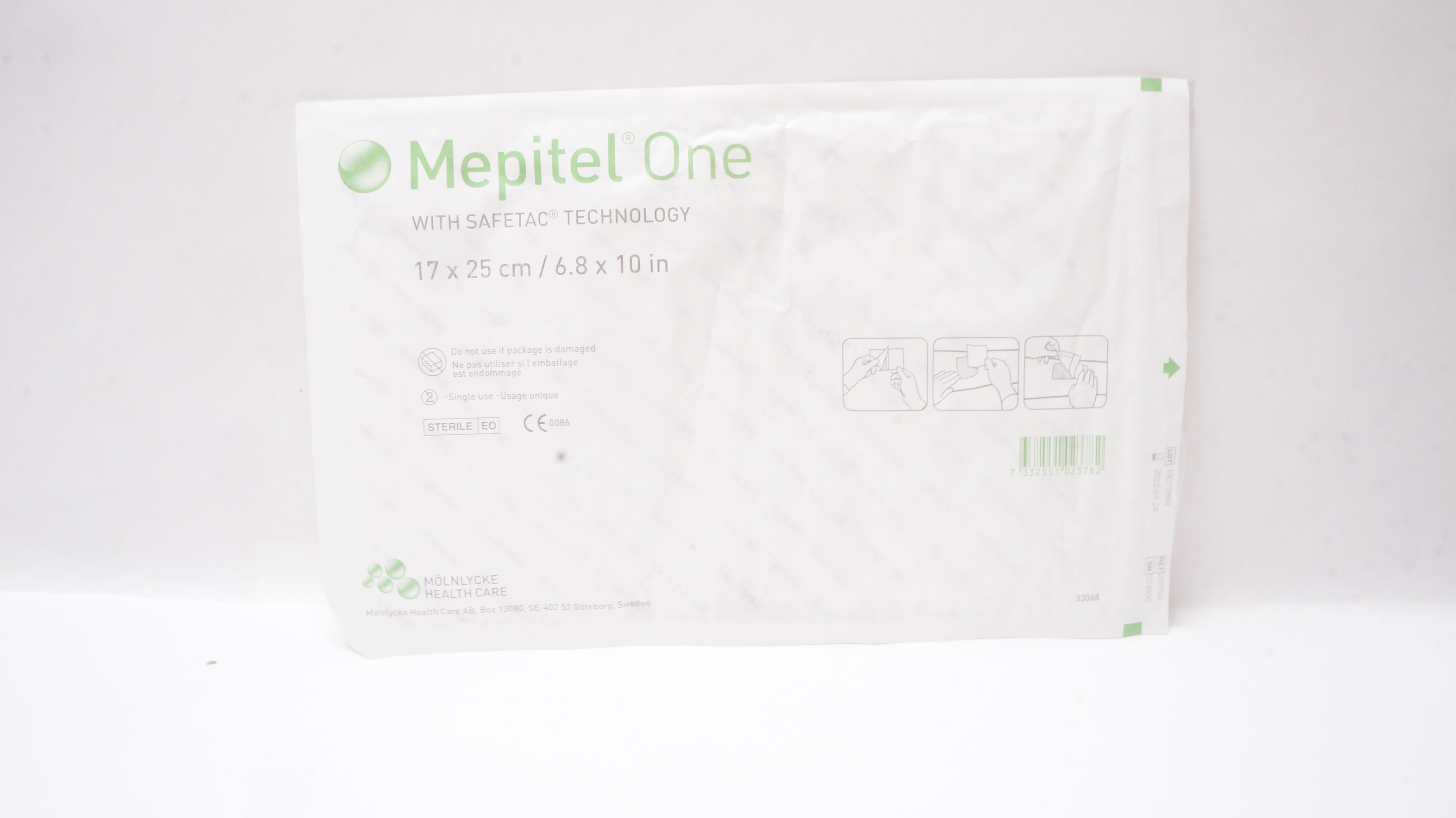 Molnlyke 289700 Mepitel One Soft Silicone Wound Contact Layer 6.8 x 10inch (x)
