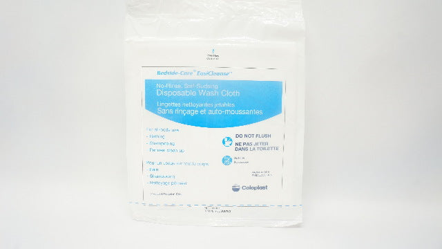 Coloplast 7056 BedSide-Care EasiCleanse Disposable Wash Cloth - Pack of 5