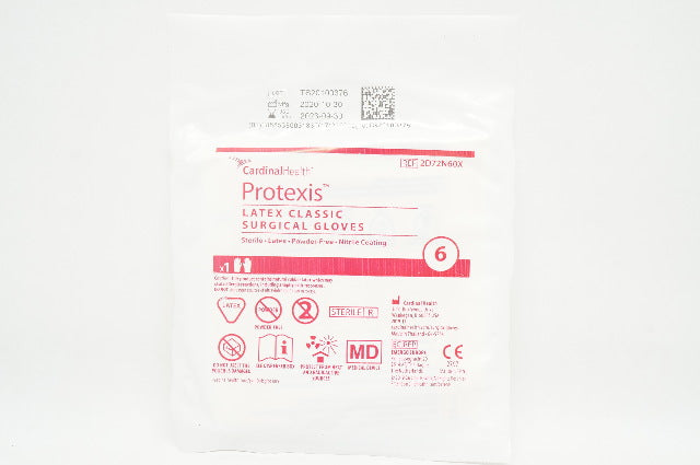 Cardinal Health 2D72N60X Protexis Latex Classic Surgical Gloves 6