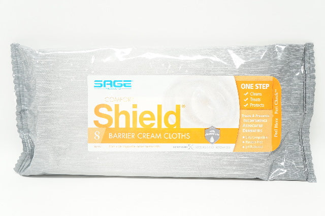 SAGE 7905 Shield Barrier Cream Cloths - Pack of 8 (x)