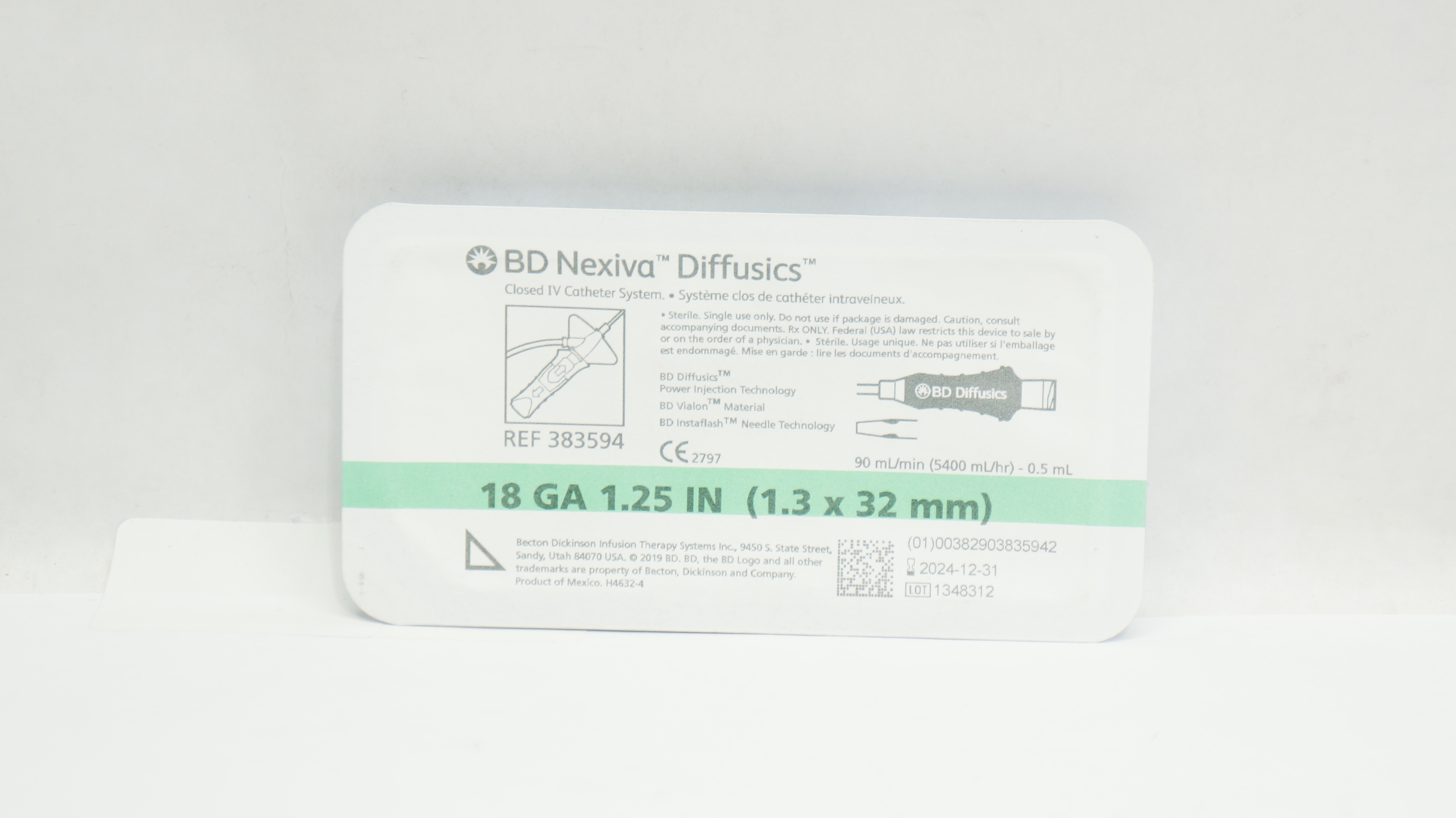icoon♡ BD Nexiva Diffusics Closed IV Catheter for Radiographic