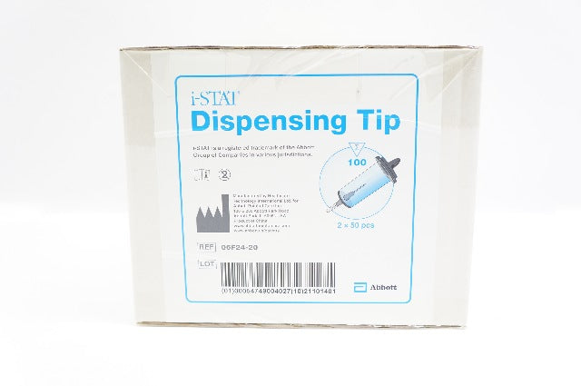 Stat Lab Rnd Tip Scaple Abbott 06F24-20 i-Stat Dispensing Tip - Box of 100