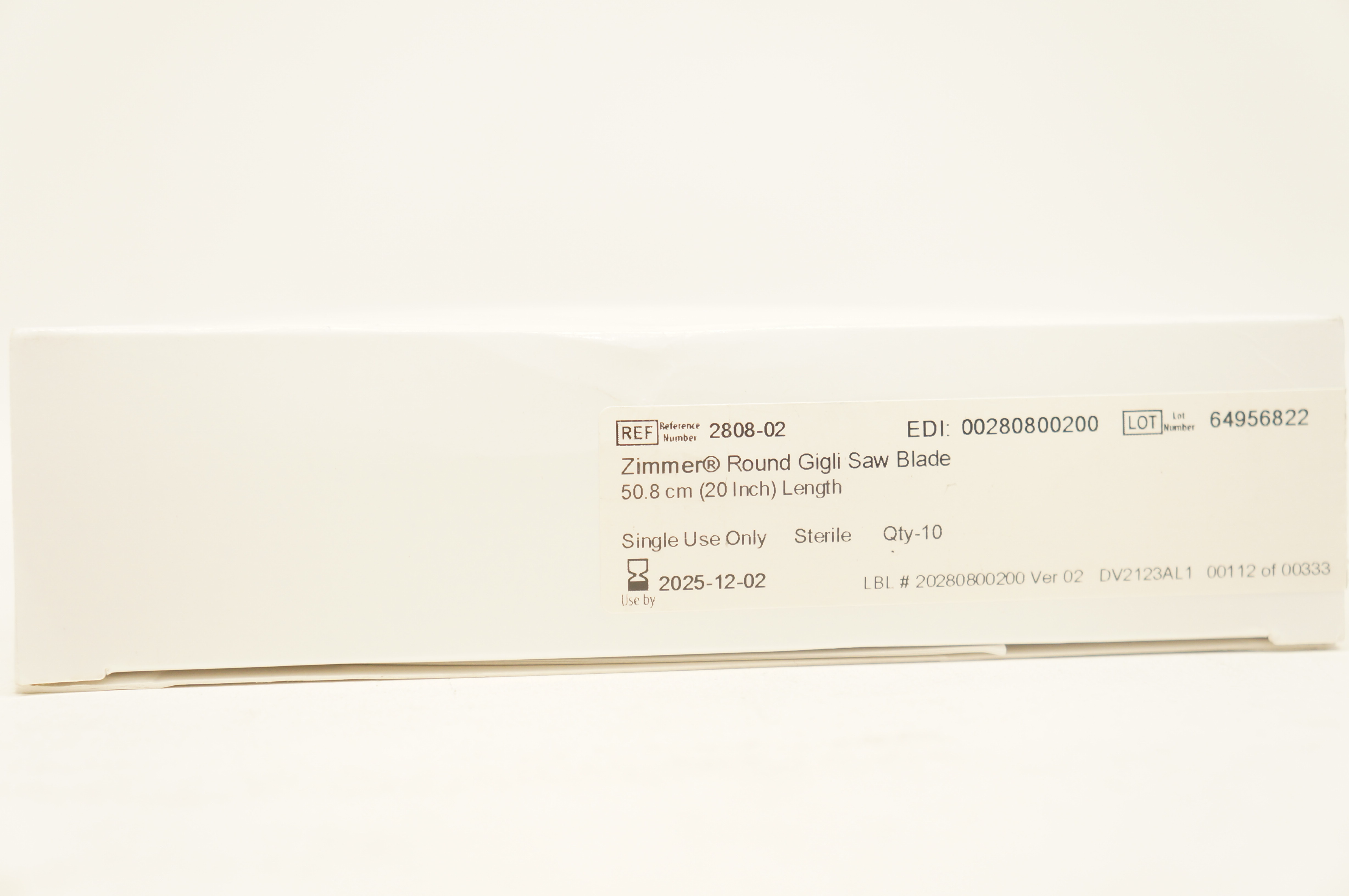 Zimmer 2808-02 Round Gigli Saw Blade 20 inch Length - Box of 10