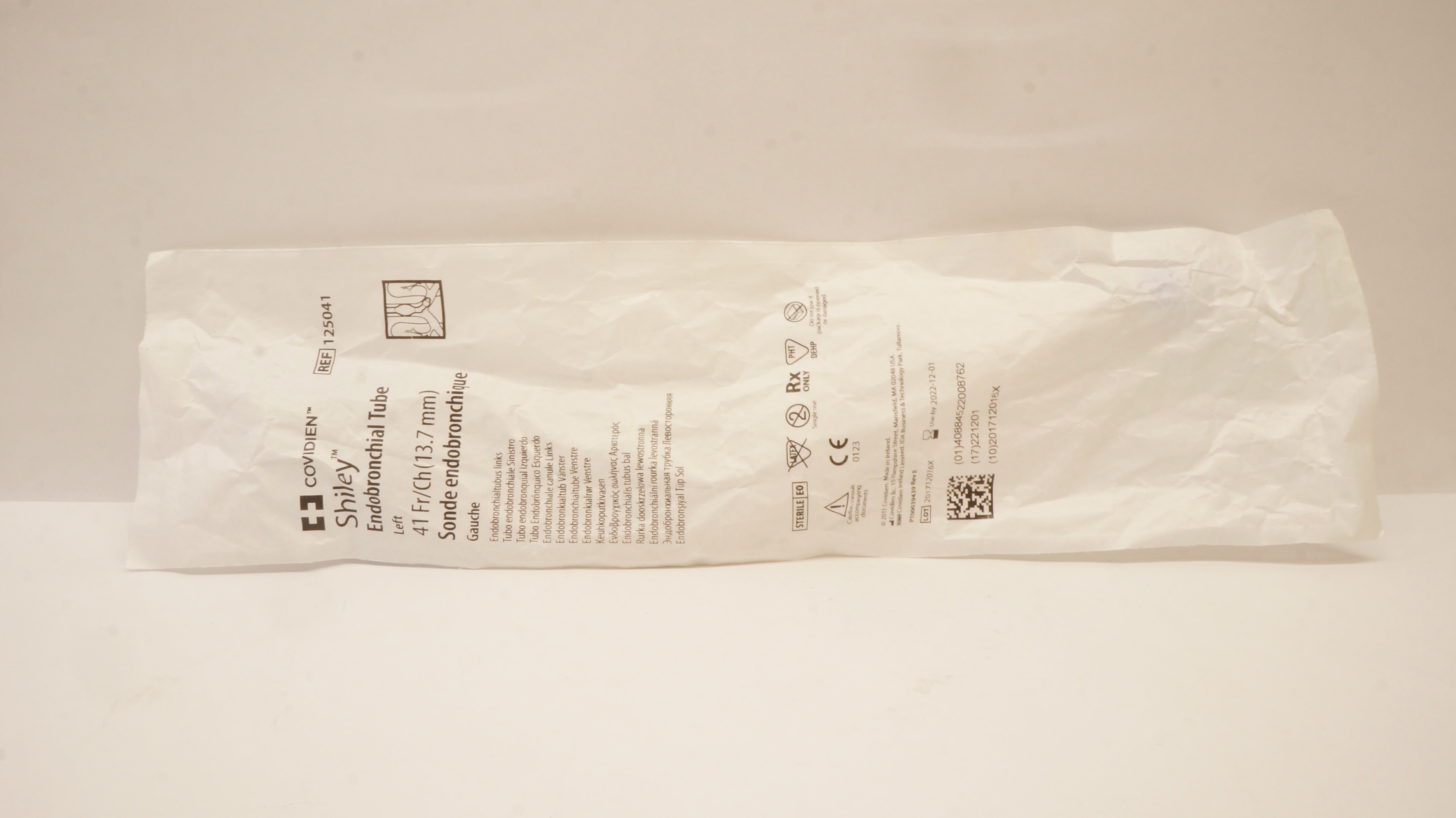 Covidien 125041 Shiley Endobronchial Tube Left 41Fr/Ch (x)