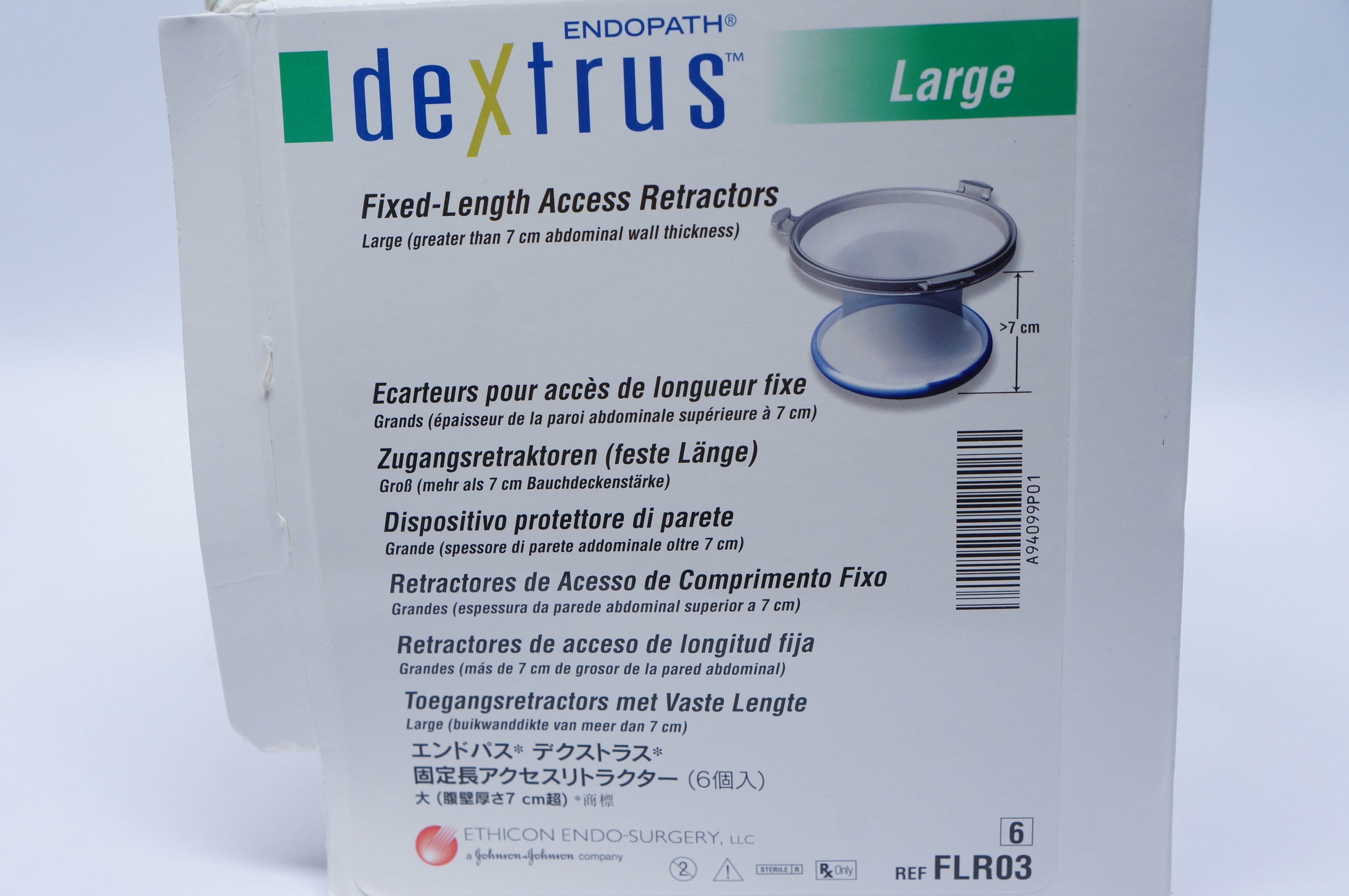 Ethicon FLR03 DEXTRUS ENDOPATH Fixed-Length Access Retractors, Large (x)