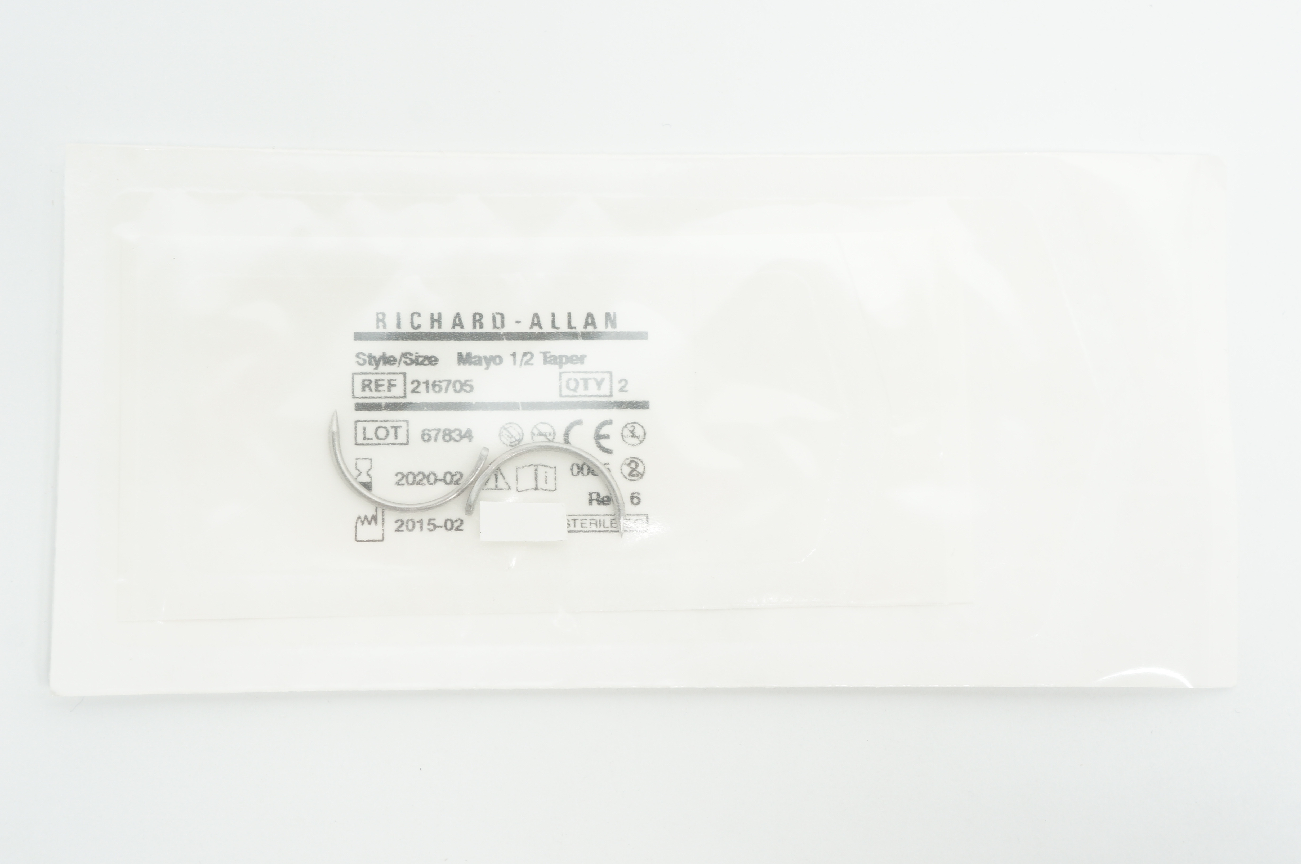 Richard-Allan 216705 2 Ndles Mayo 1/2 Taper (x)