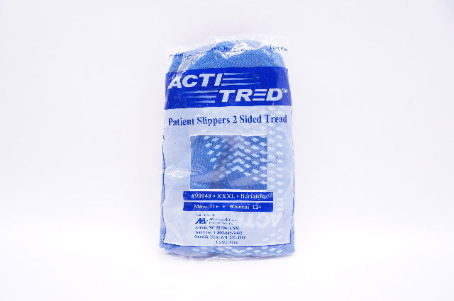 Medical Action 99948 Acti Tred Patient Slippers 2 Sided Tread XXXL