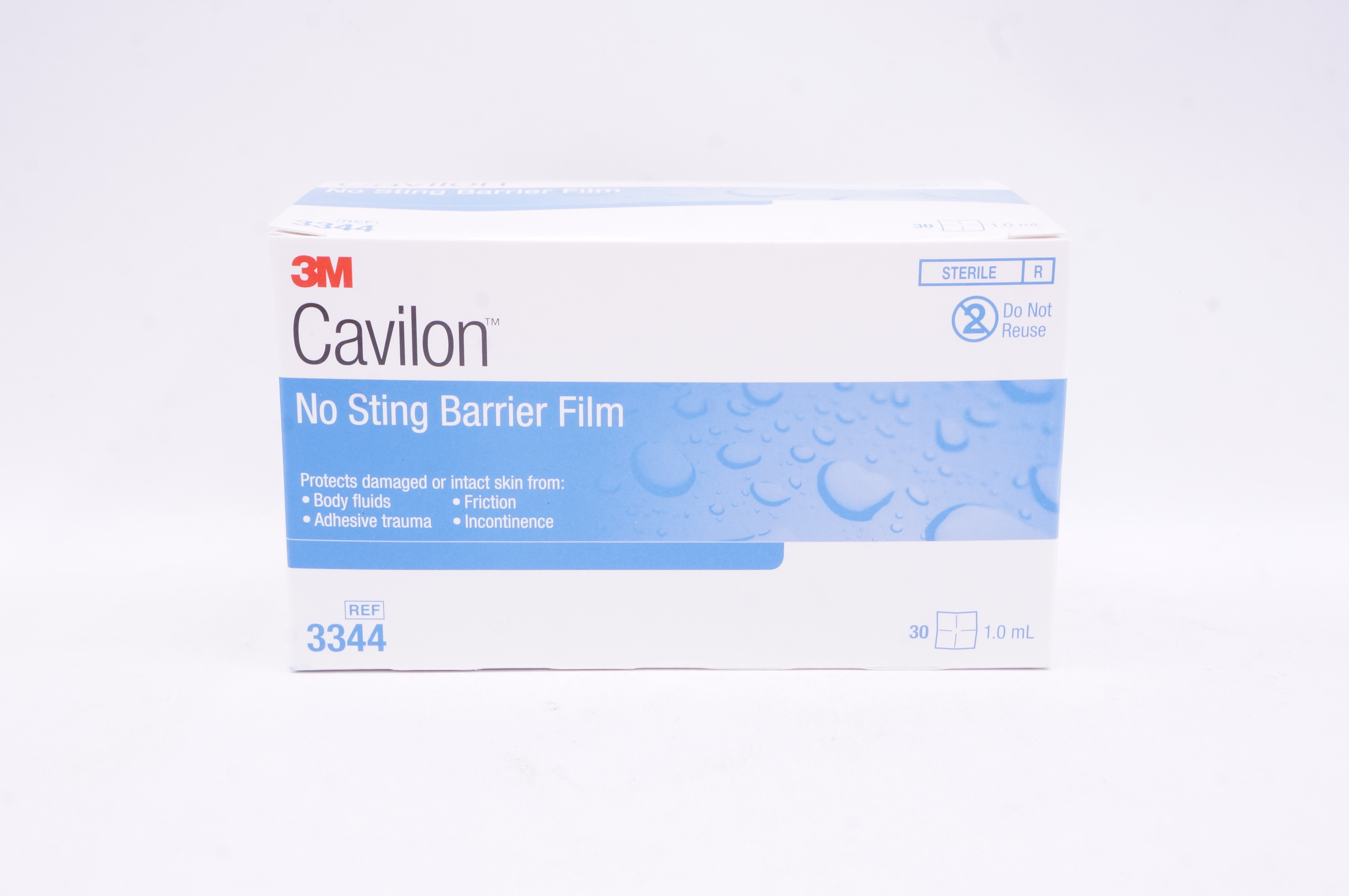 3M 3344 Cavilon No Sting Barrier Film 1.0mL - Box of 30